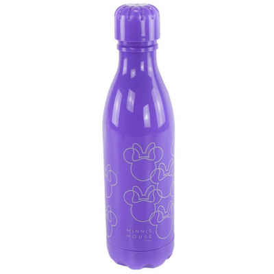 Stor Trinkflasche Disney Minnie Mouse Trinkflasche aus Kunststoff in Violett 660 ml, extra leicht