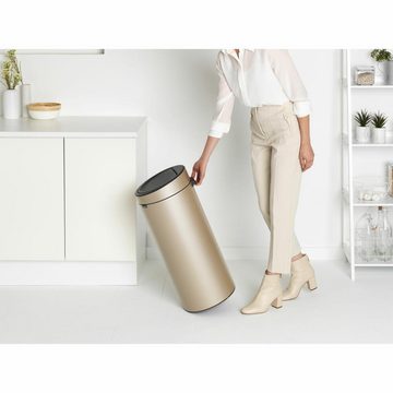 Brabantia Mülleimer Touch bin New, 30 L, Metallic Gold