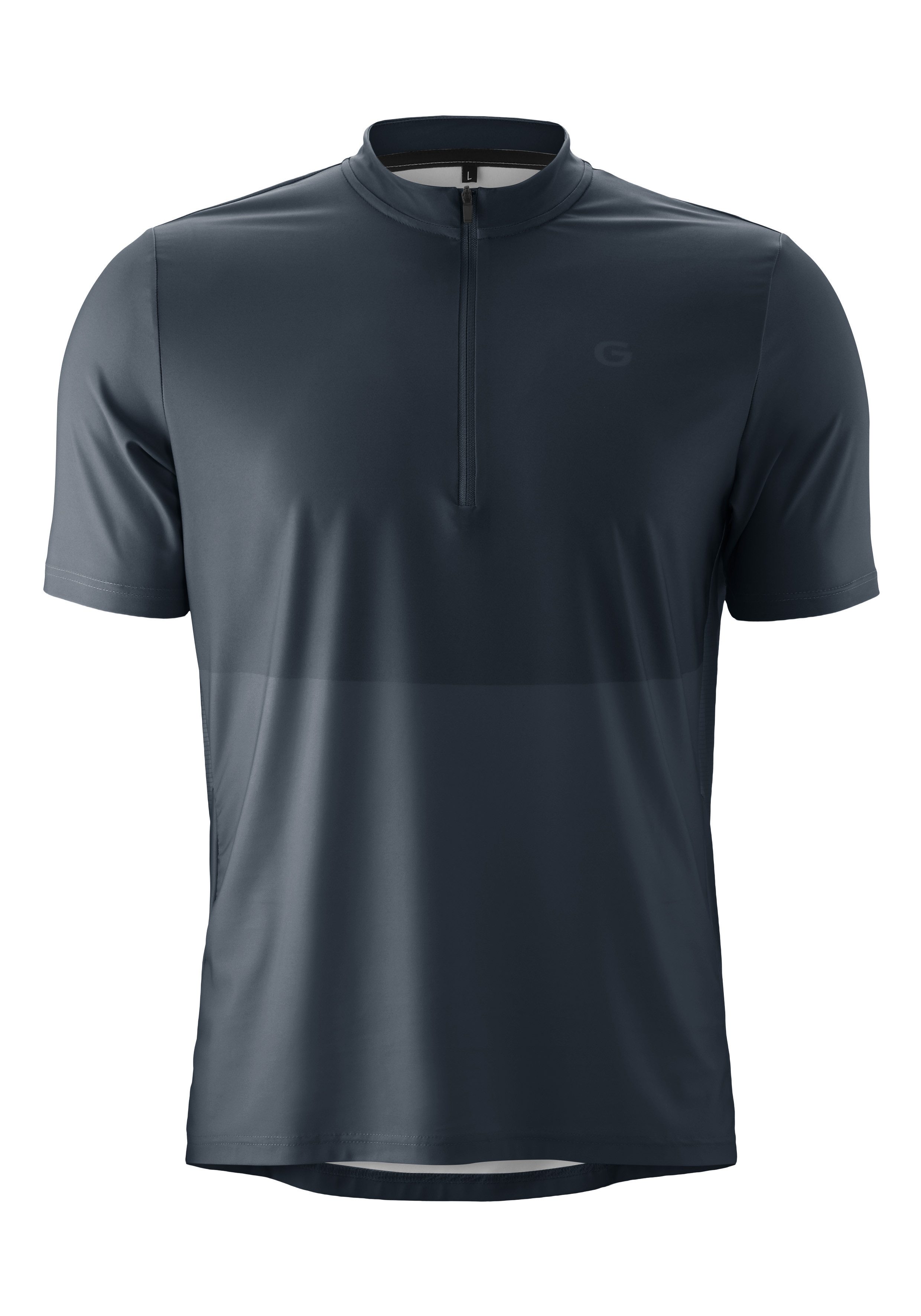 Gonso Radtrikot Adventure Jersey Halfzip M Herren Fahrradtrikot, modernes Half-Zip Trikot mit Rückentasche