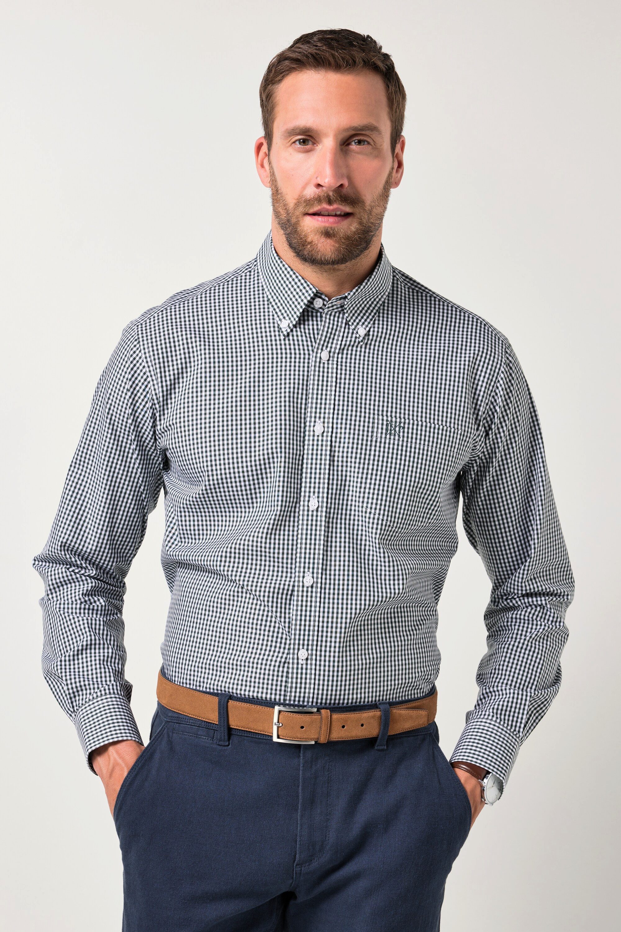 JP1880 Businesshemd Hemd Business Vichy-Karo Comfort Fit EasyCare günstig online kaufen