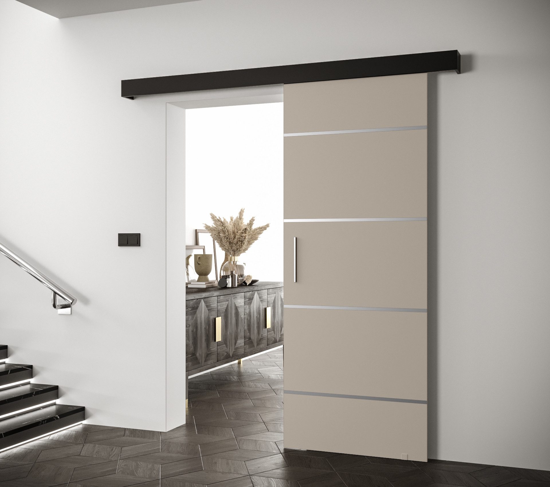 ABIKS MÖBEL Schiebetür Innenschiebetür Schiebetür Schiebetürsystem SALWADOR günstig online kaufen