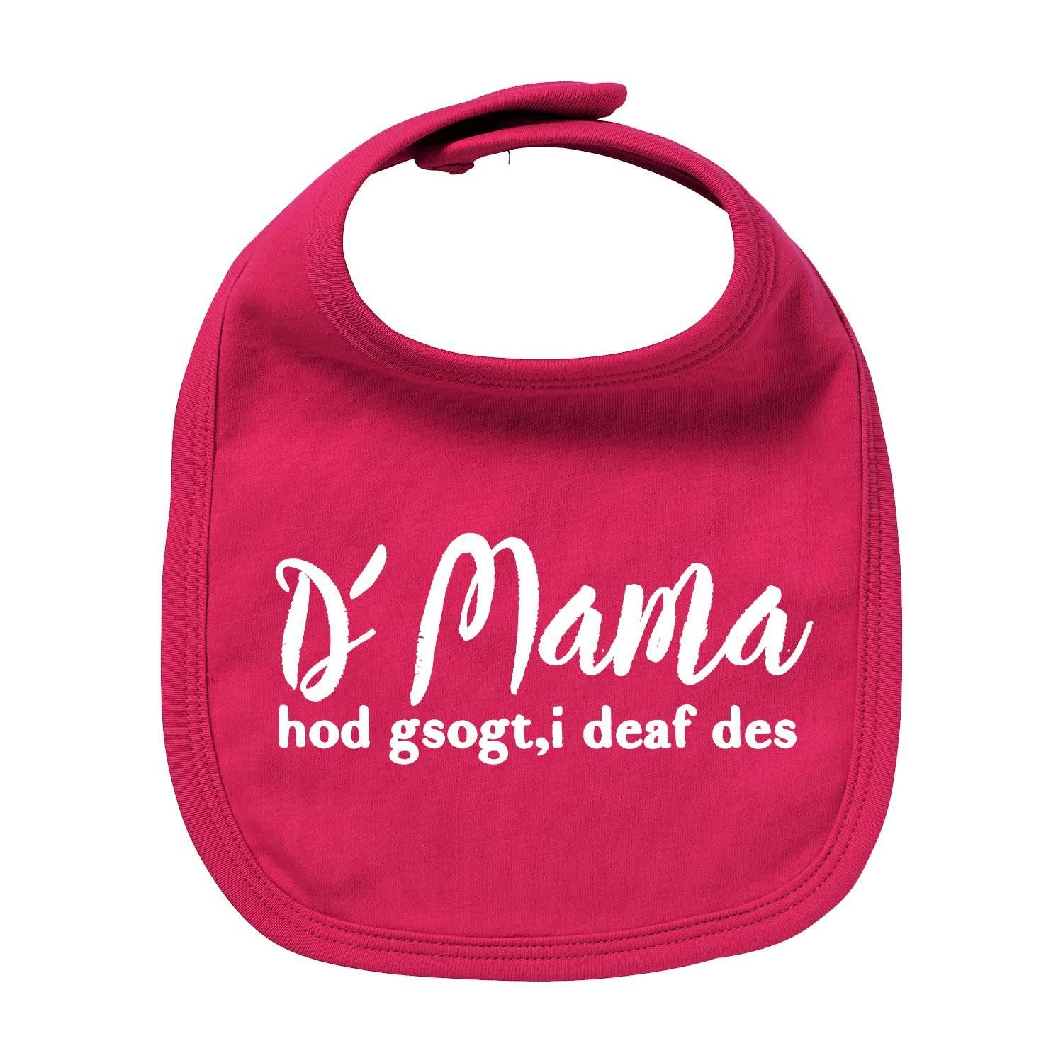 Bavariashop Lätzchen Lätzchen "Mama sogt, i deaf des"