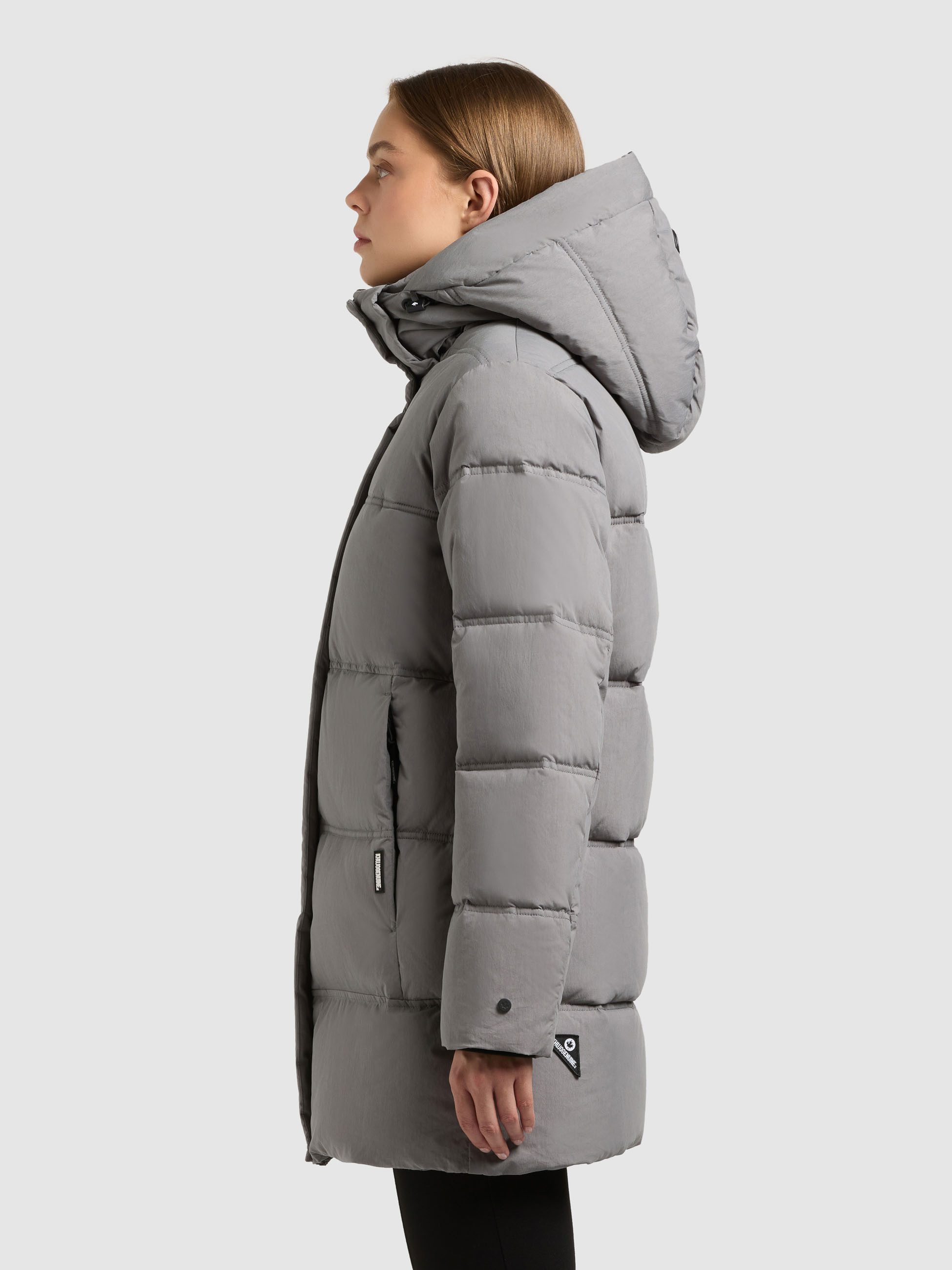 khujo Steppjacke ORDE mit Kapuze, hochschließender Kragen, bequeme Passform