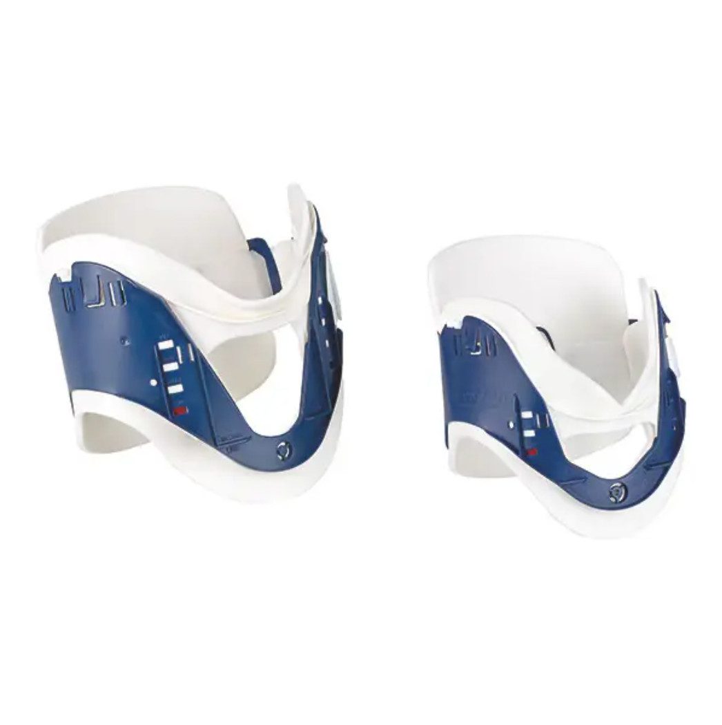 DocMed Nackenstütze Patriot Variable Cervical-Stütze (verstellbare Halskrause, 1-tlg., Universal-Verstellset), Hochwertige Polsterung, Latexfreies Material