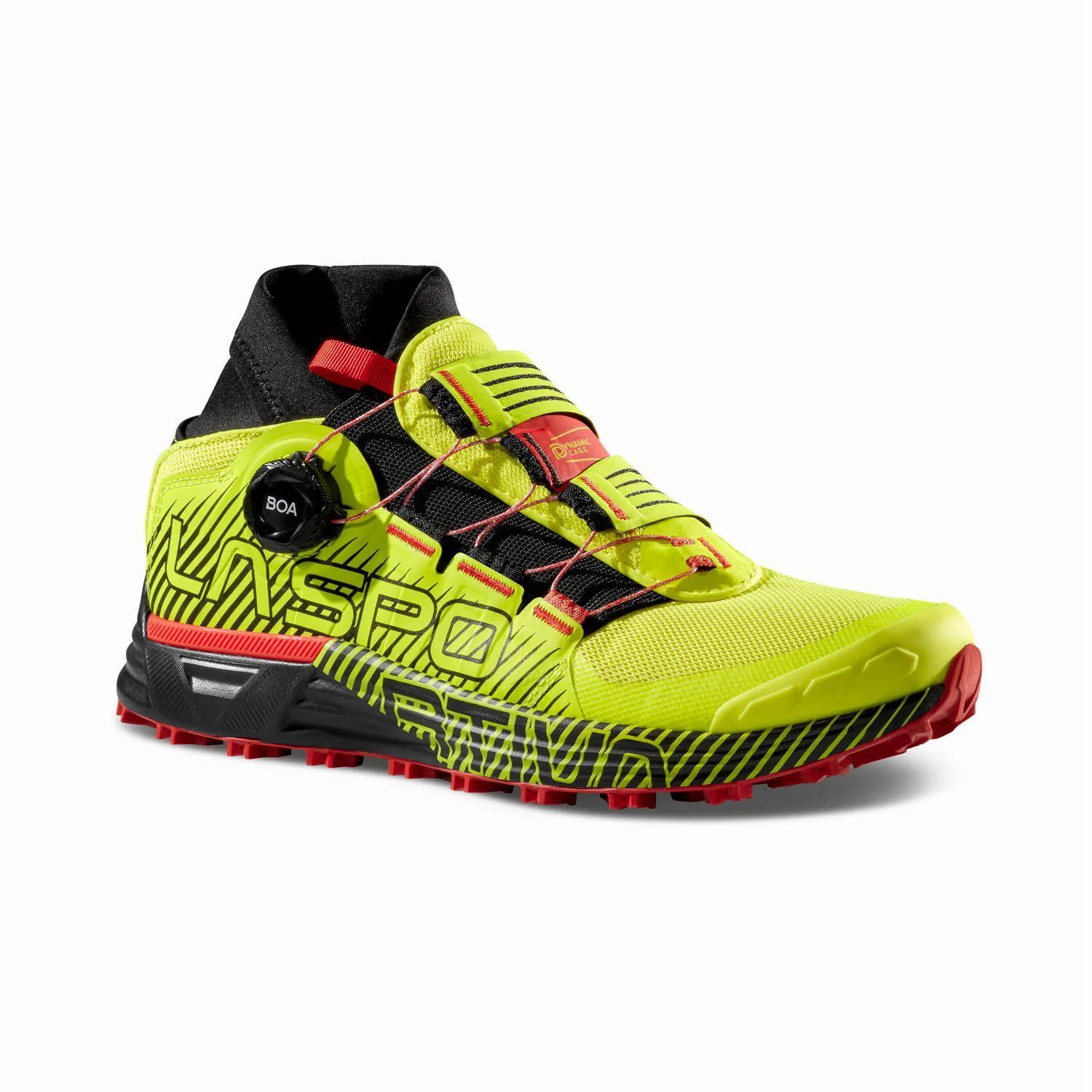 Trail-Laufschuhe Cyklon (BOA®-Fit-System) gelb/goji Herren Wanderschuh