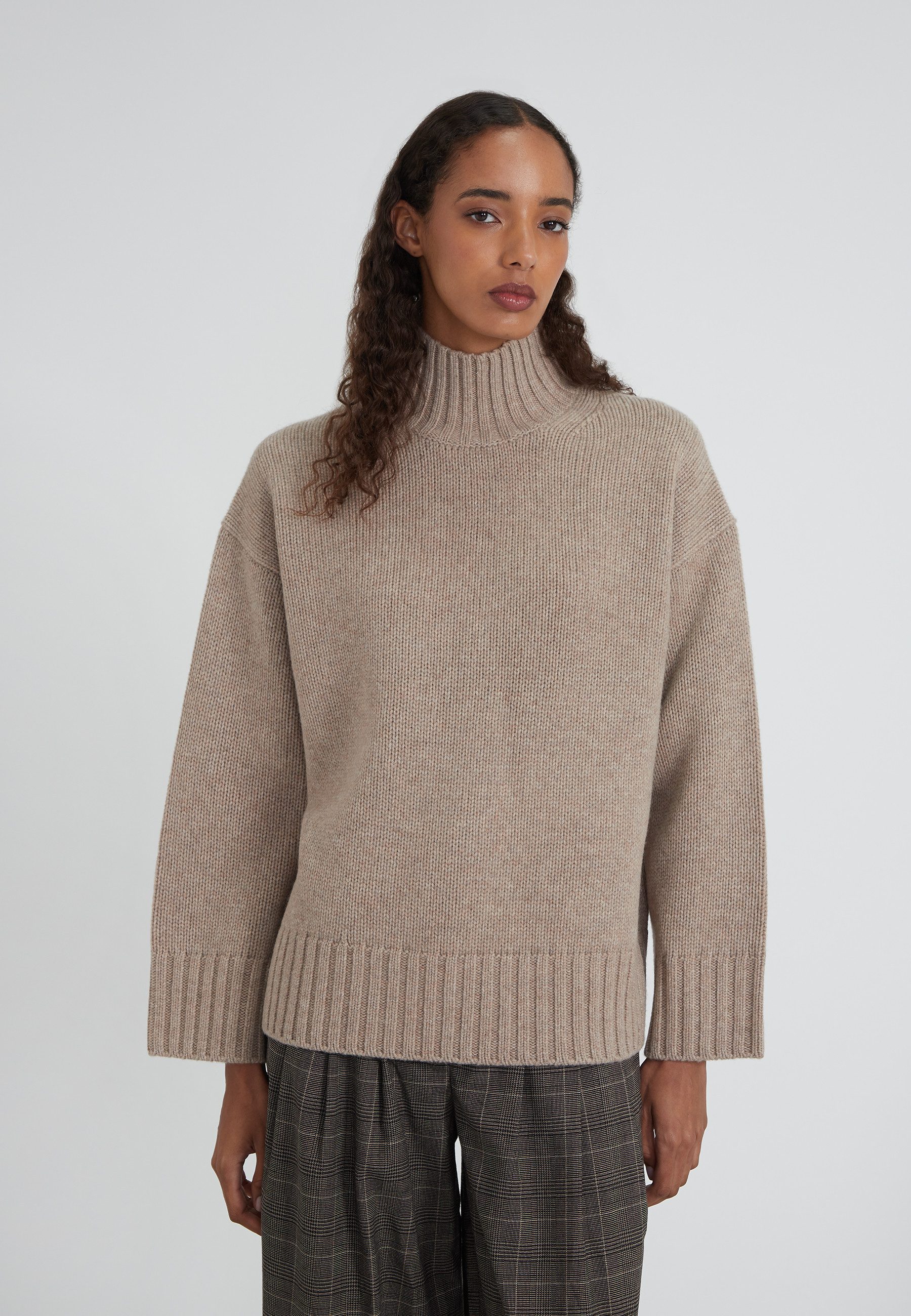 Style Republic Rollkragenpullover Merino-Kaschmir Gemisch OVERSIZED BOXY günstig online kaufen