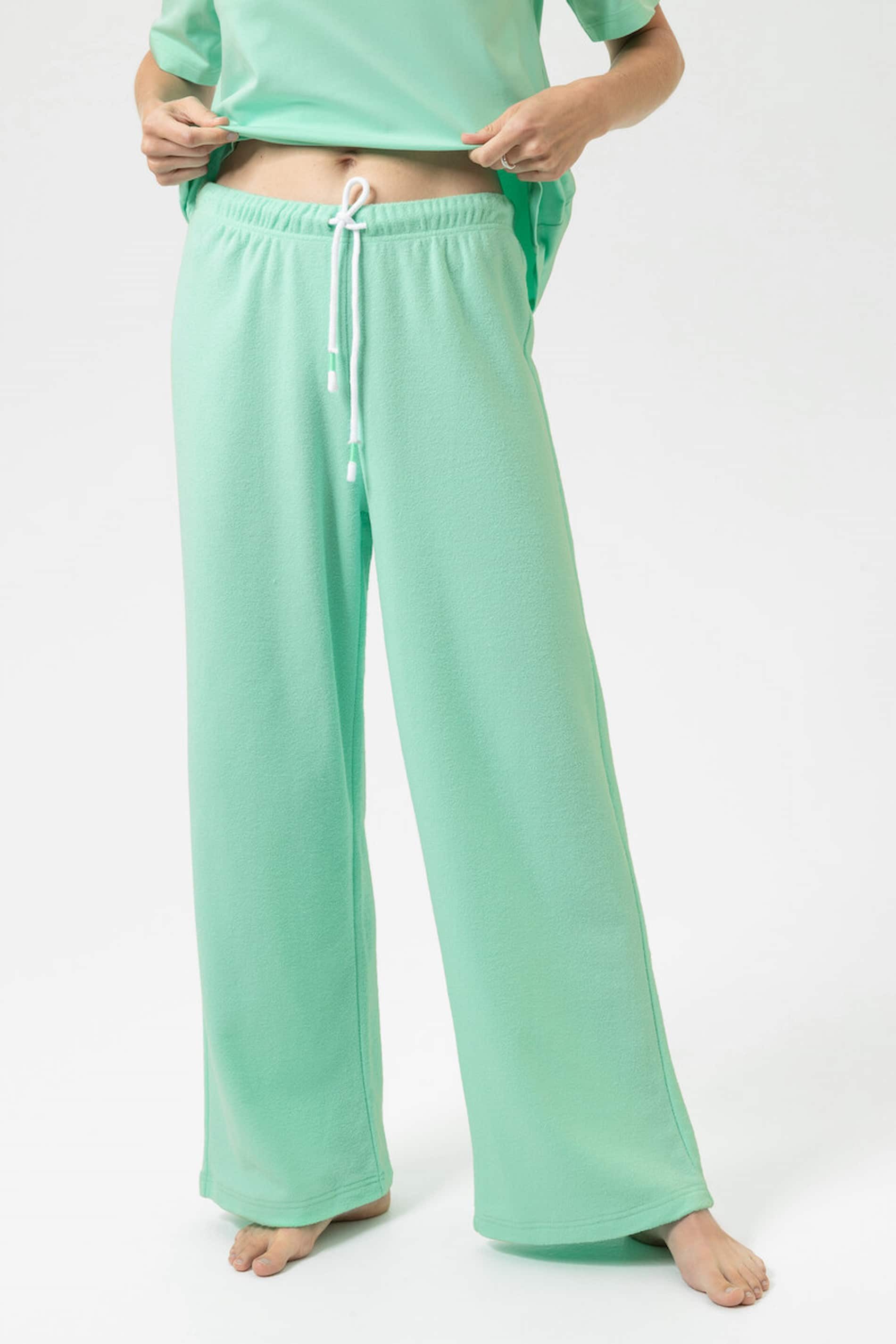 Homewearhose Hose lang BEACH FROTTEE