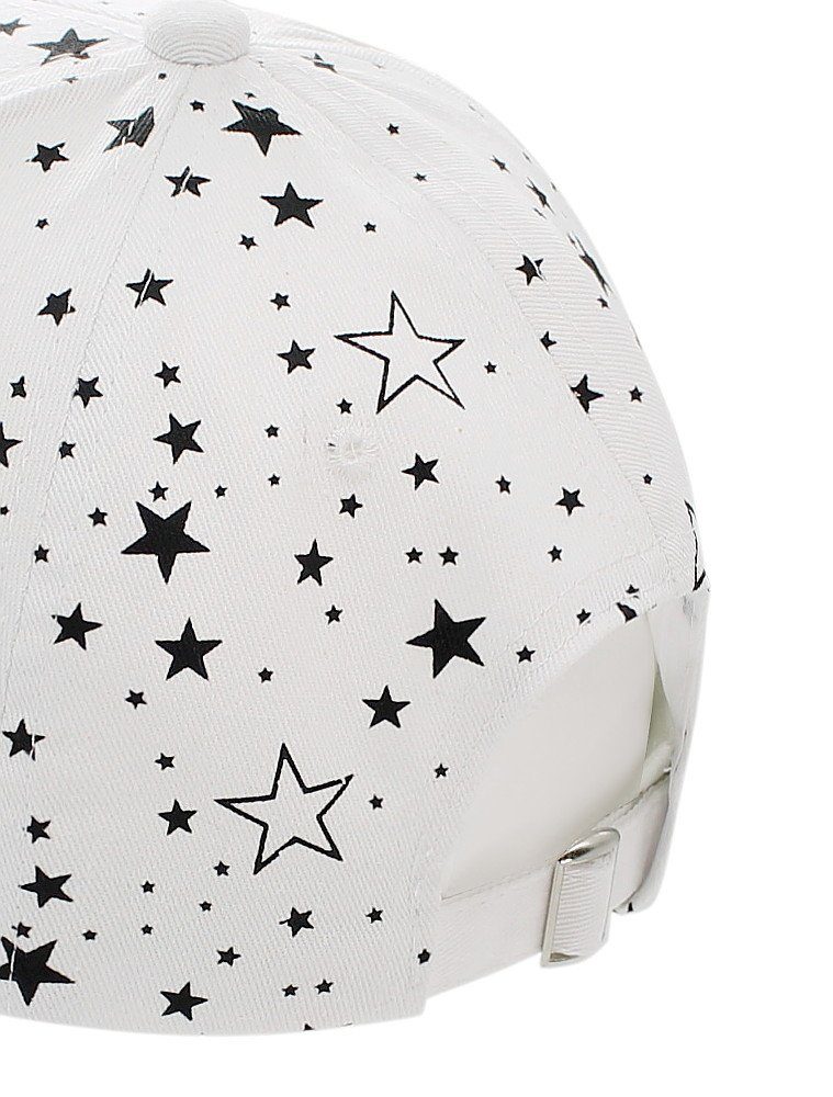 dy_mode Baseball Cap Damen Baseballkappe Frauen Schirmmütze Kappe mit Sterne Muster One Size