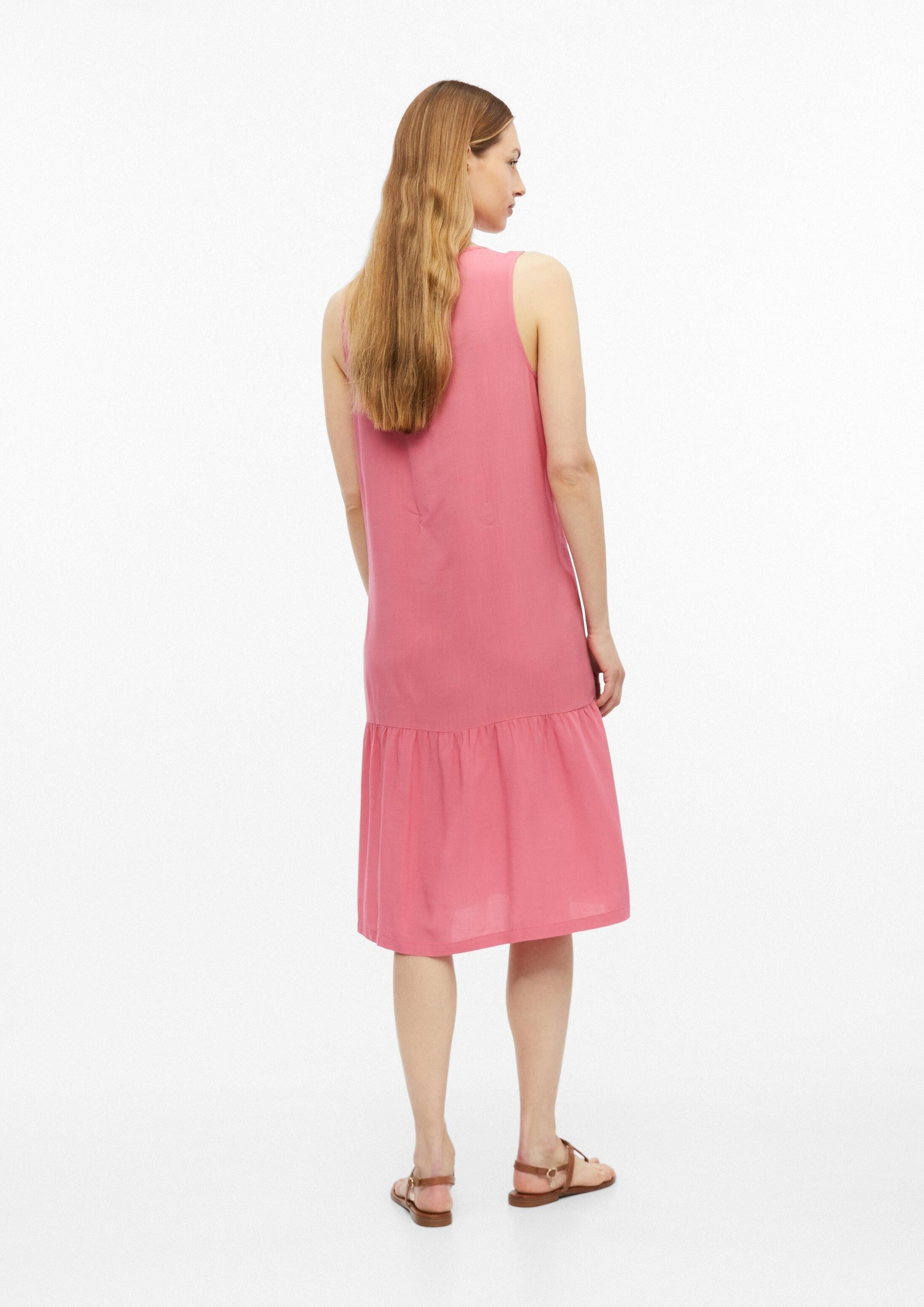 s.Oliver Midikleid Kleid Stufenkleid aus Viskose