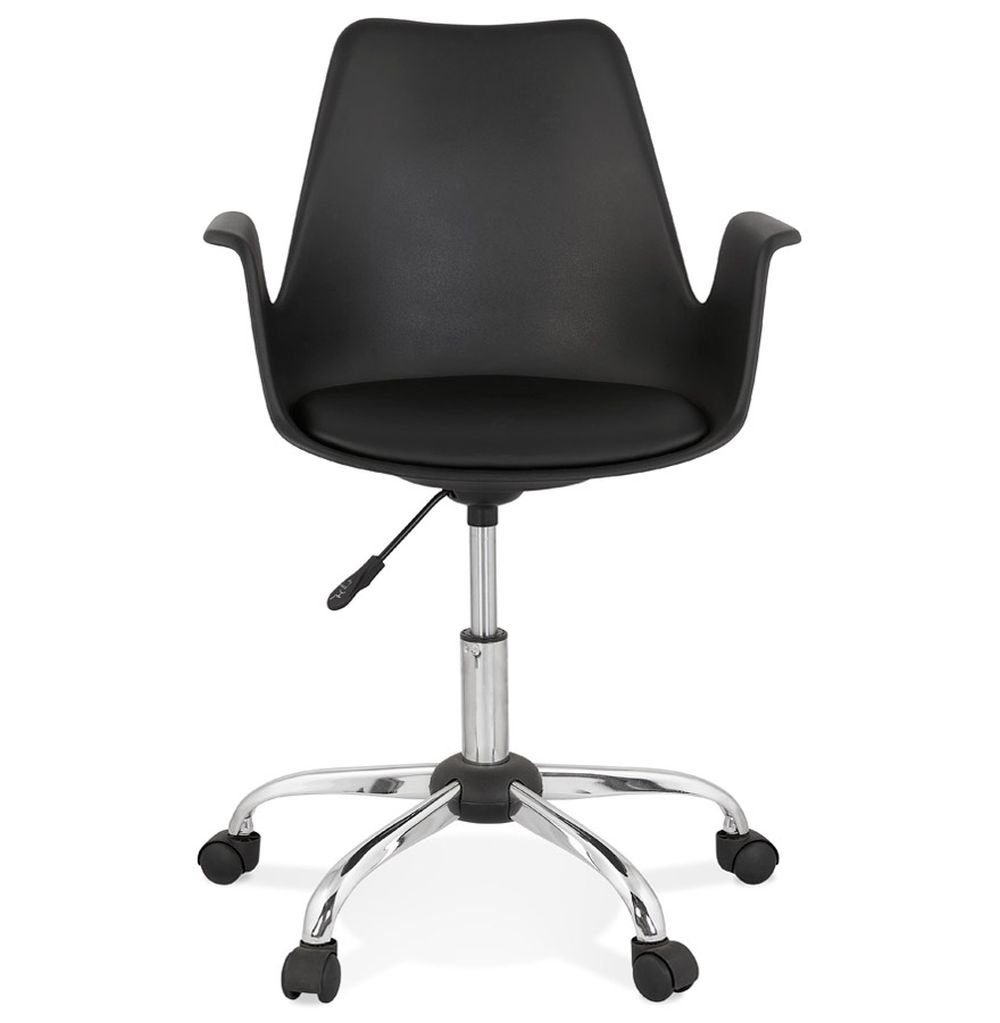 x KADIMA 58 58 Bürostuhl HADIT (black,chrome) Schwarz x DESIGN Drehstuhl