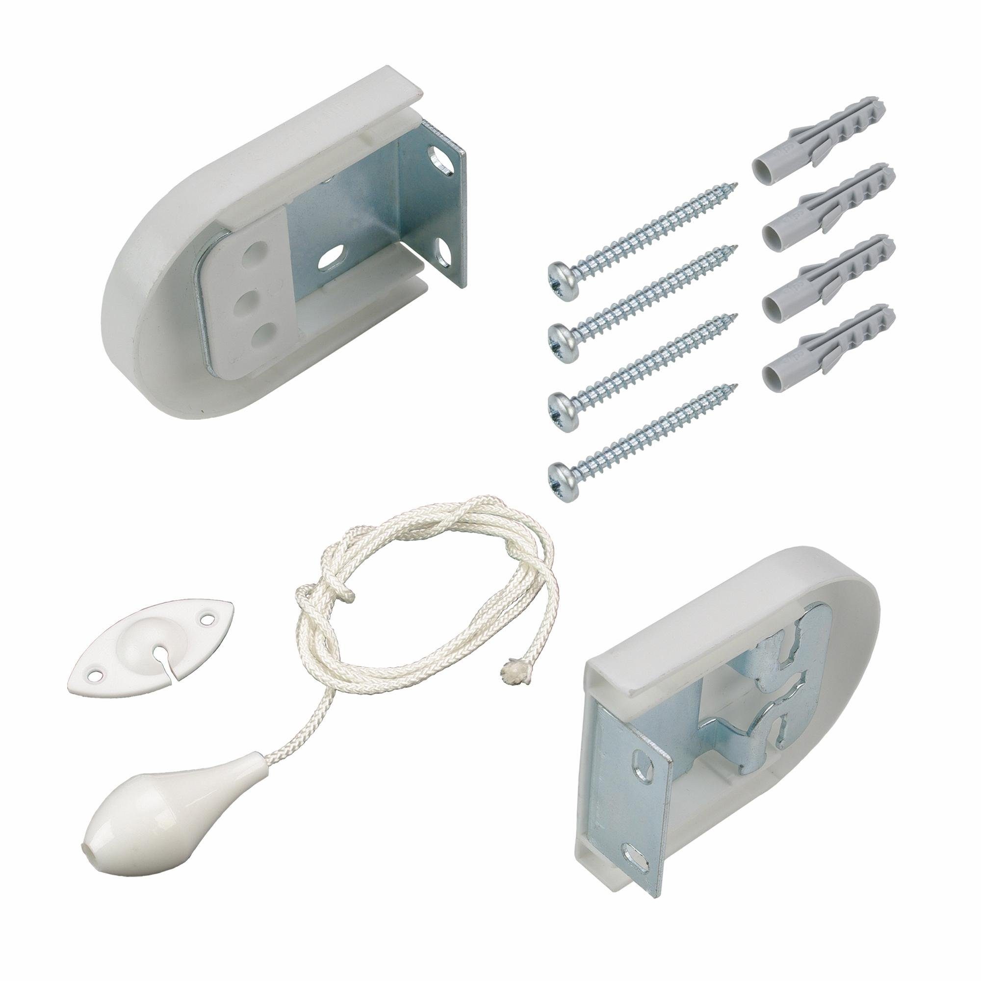 Liedeco Sichtschutzbefestigungen Zubehör-Set, Rollos, (Set, 1-tlg), günstig online kaufen