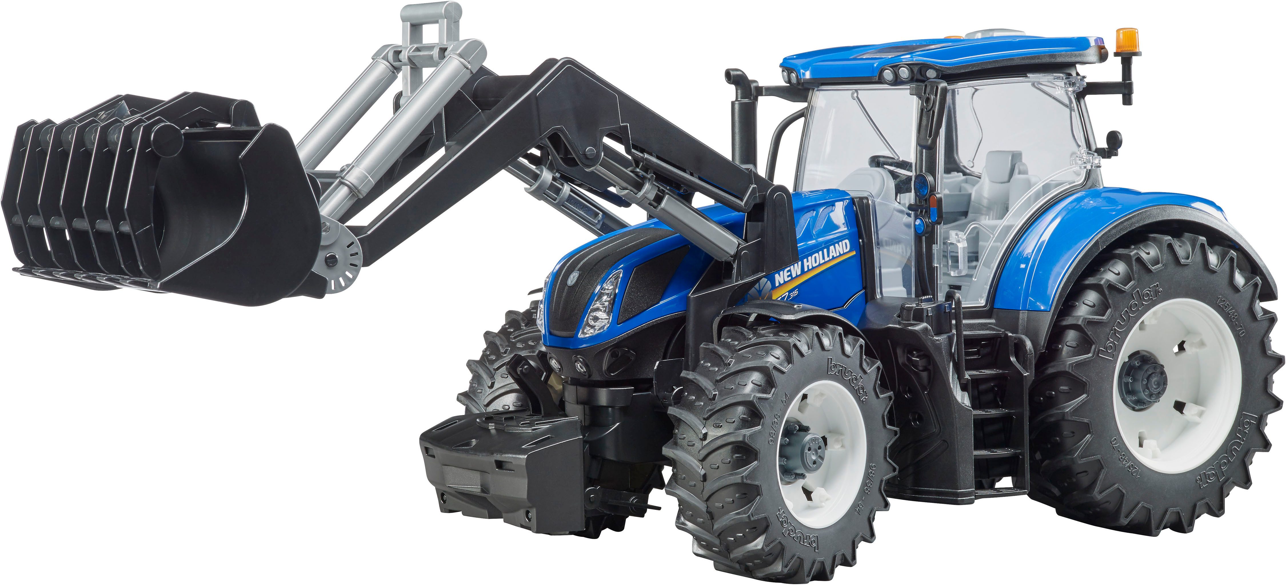 Bruder® Spielzeug-Traktor New Holland T7.315 Frontlader lenkbar 44 cm (0312 günstig online kaufen