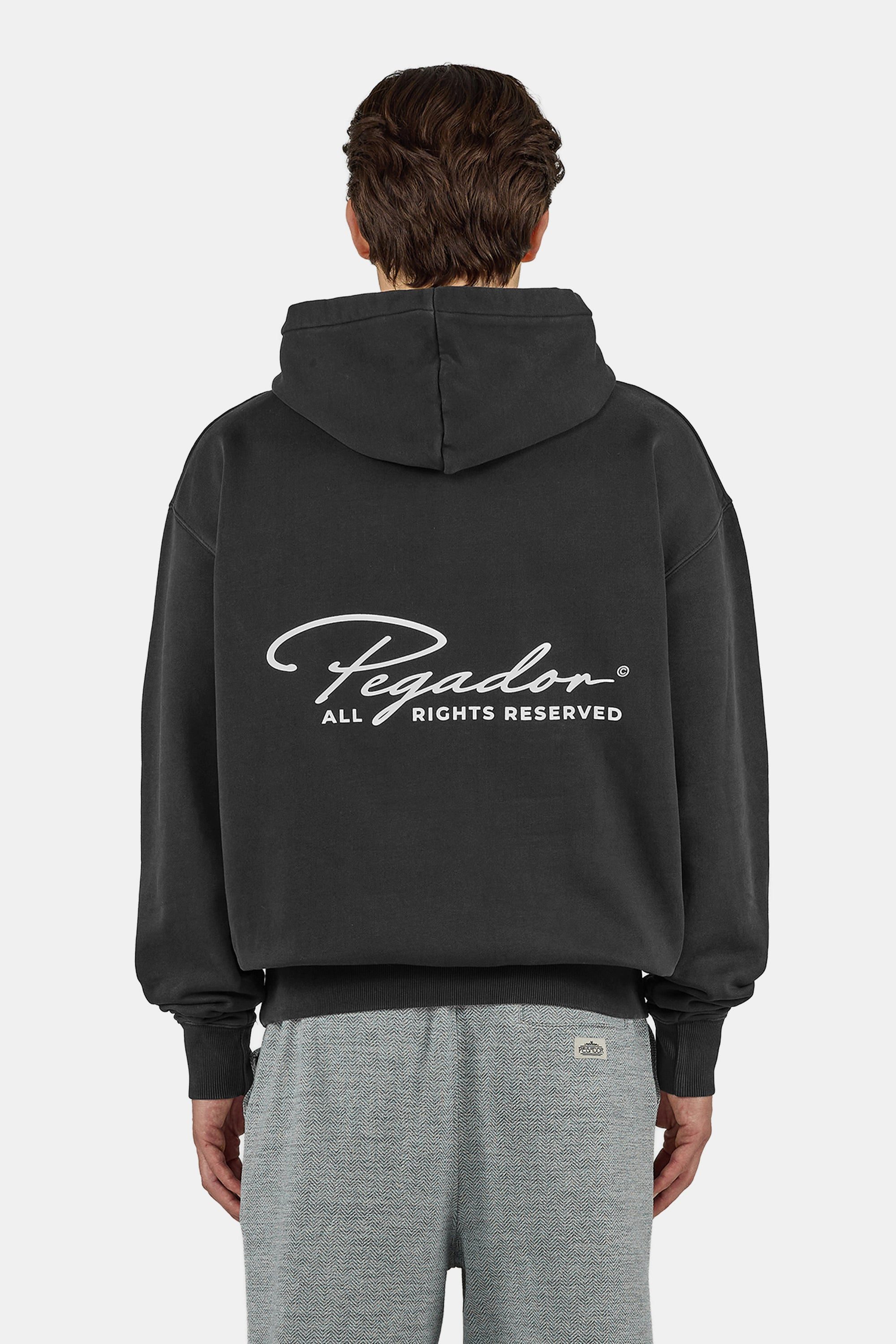 PEGADOR Kapuzensweatshirt Pike Oversized Hoodie Baumwollmischung, oversize