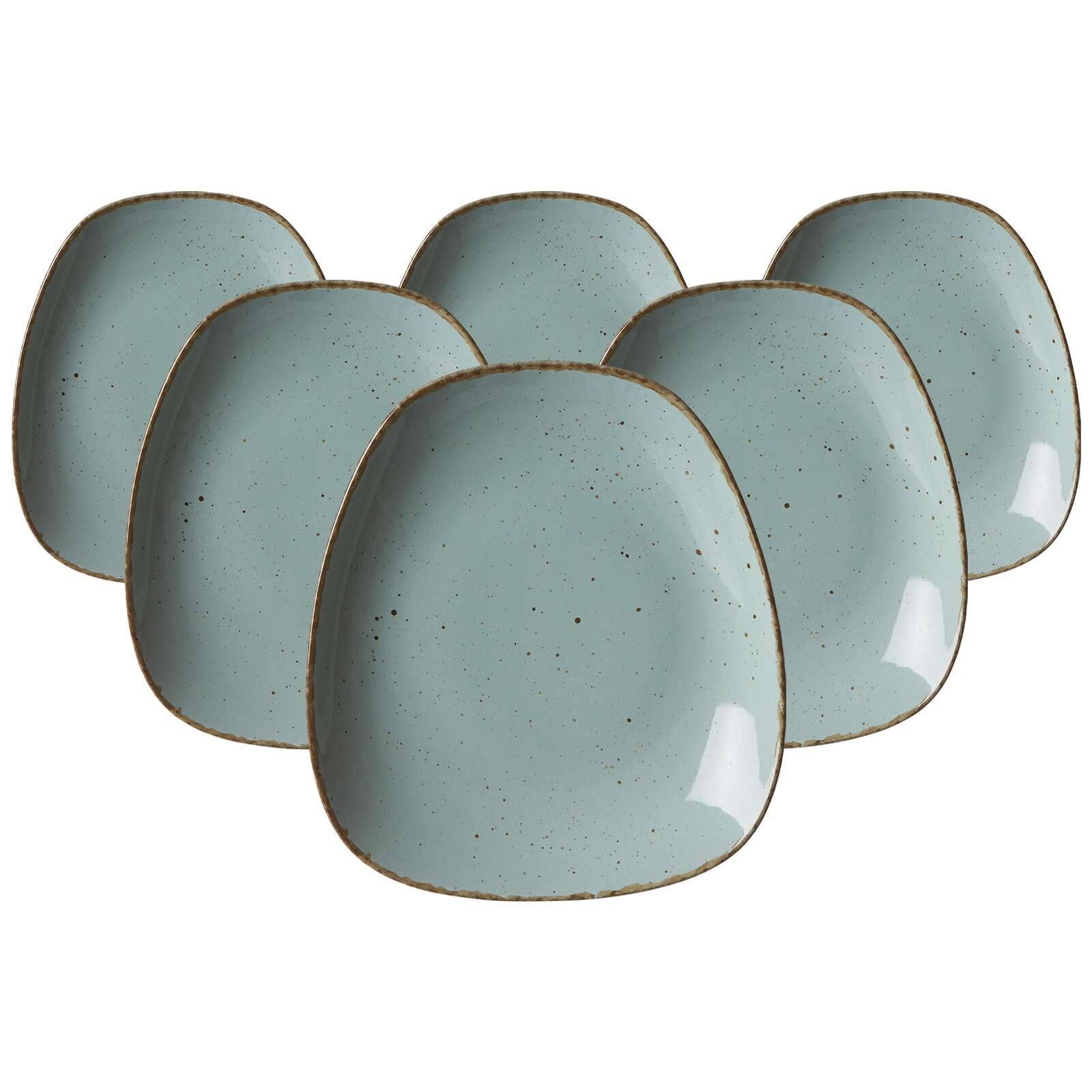Ritzenhoff & Breker Speiseteller Casa Beilagenteller 19 x 16,5 cm 6er Set, (6 St)