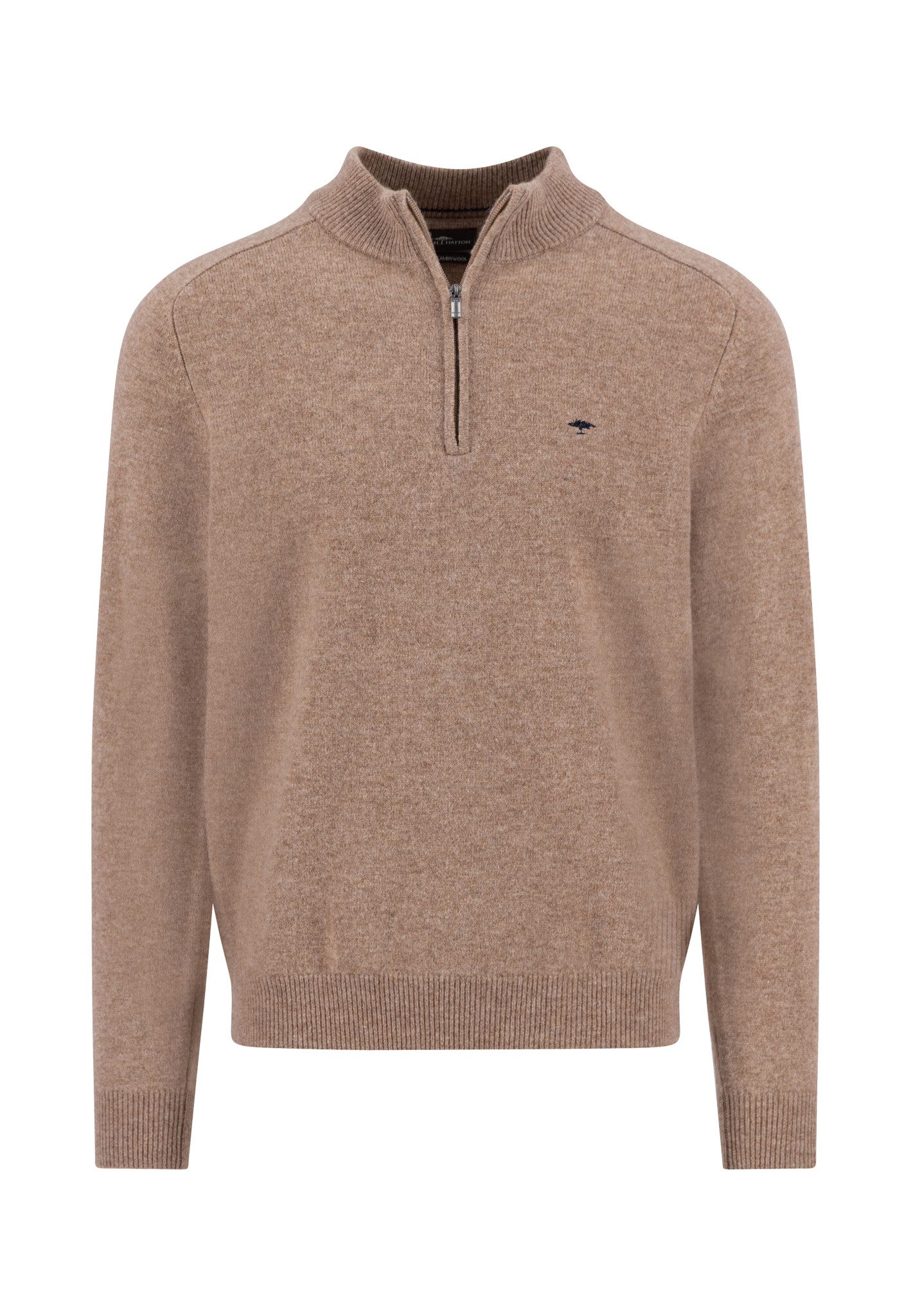 FYNCH-HATTON Strickpullover Troyer- Zip, Supersoft Lambswool