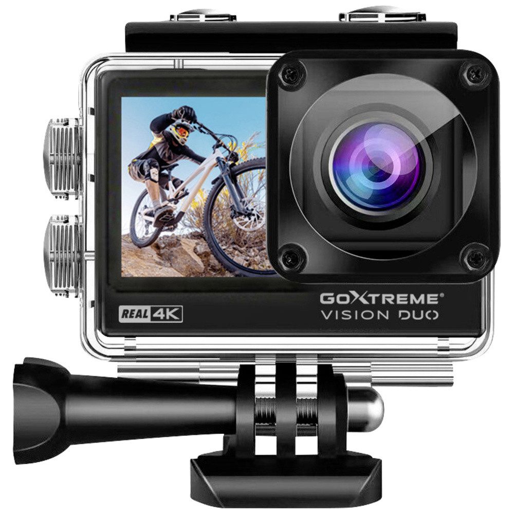 GoXtreme GoXtreme GoXtreme Vision Duo 4K Action Cam 4K, Dual-Display, Spritzwas Action Cam