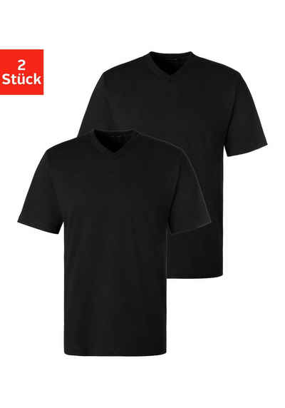 Schiesser V-Shirt (2er-Pack) Basic zum Unterziehen