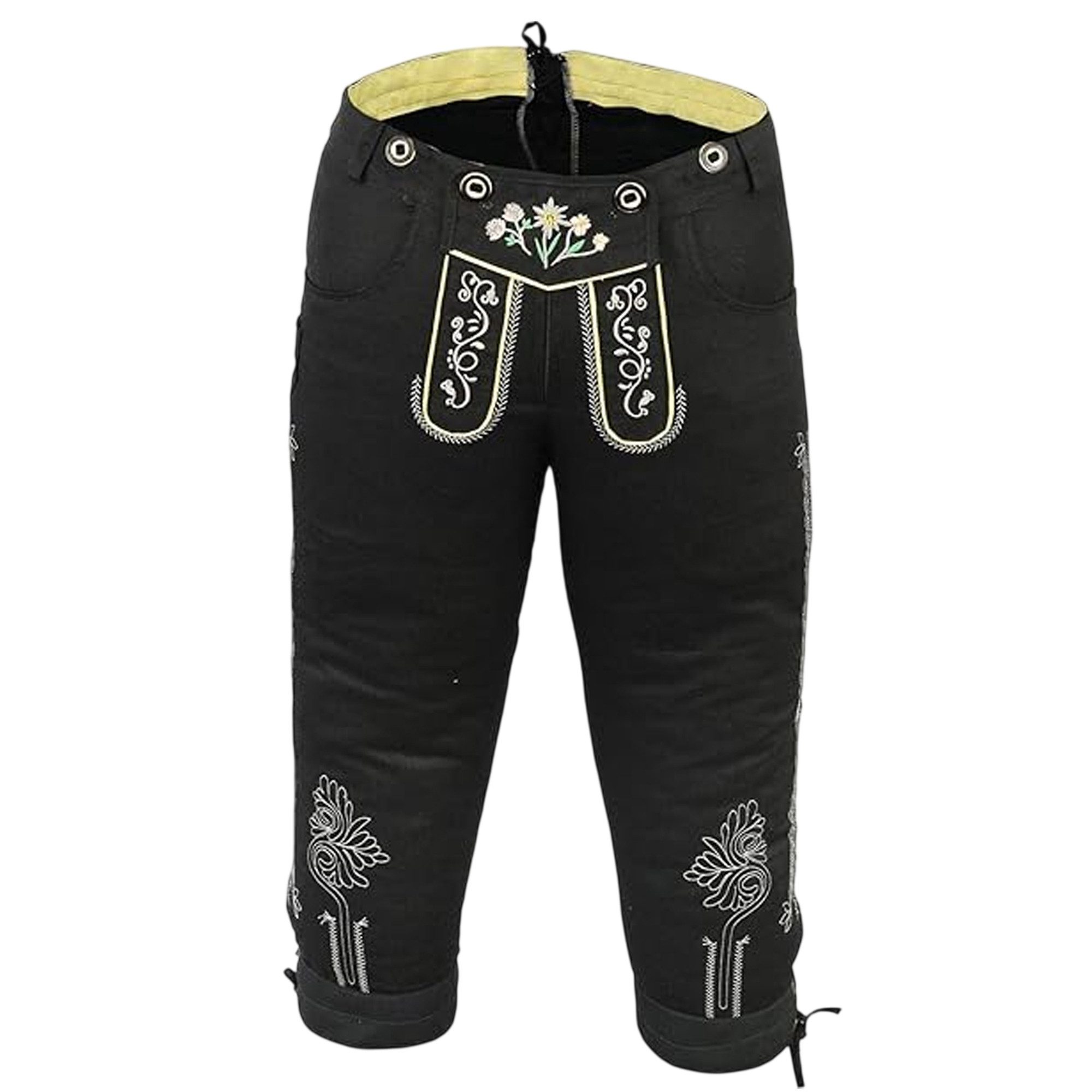 German Wear Trachtenhose GW121 Damen Trachten Jeans Hose mit Hosenträgern