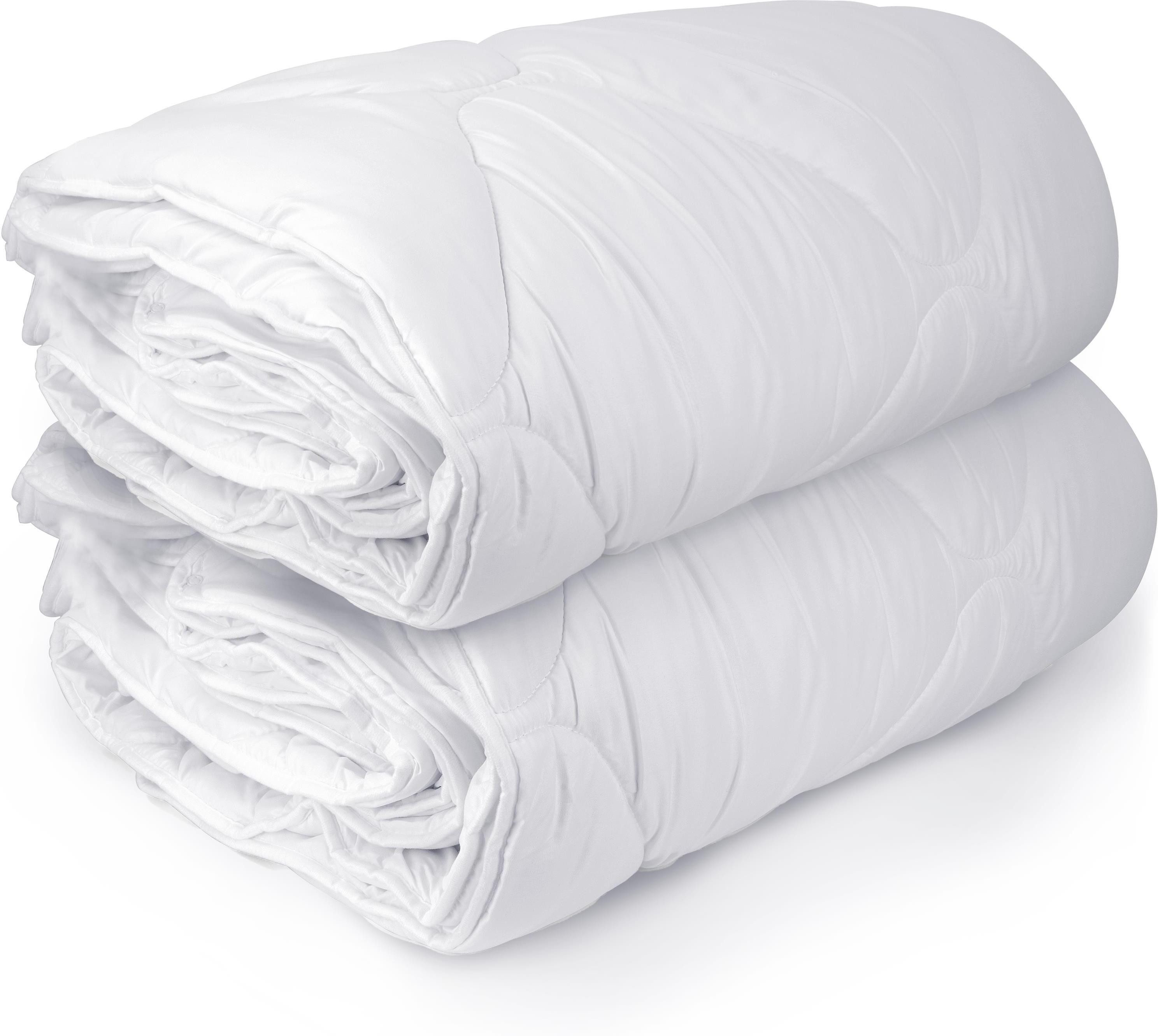 Aspero Einziehdecke 2 x Vierjahreszeiten-Bettdecke Dublin, Füllung: Polyester, Steppdecke für das ganze Jahr