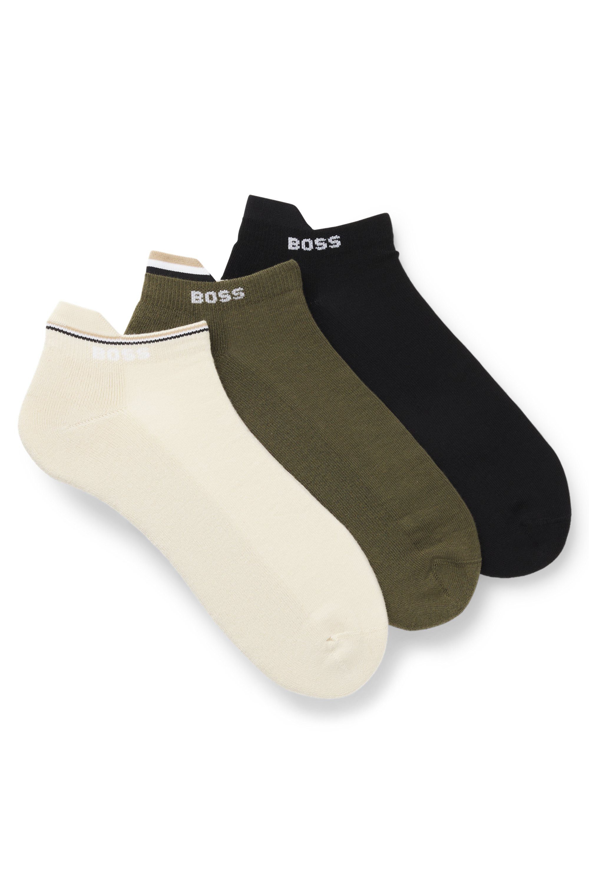 BOSS Sneakersocken 3P AS Iconic CC (3-Paar)