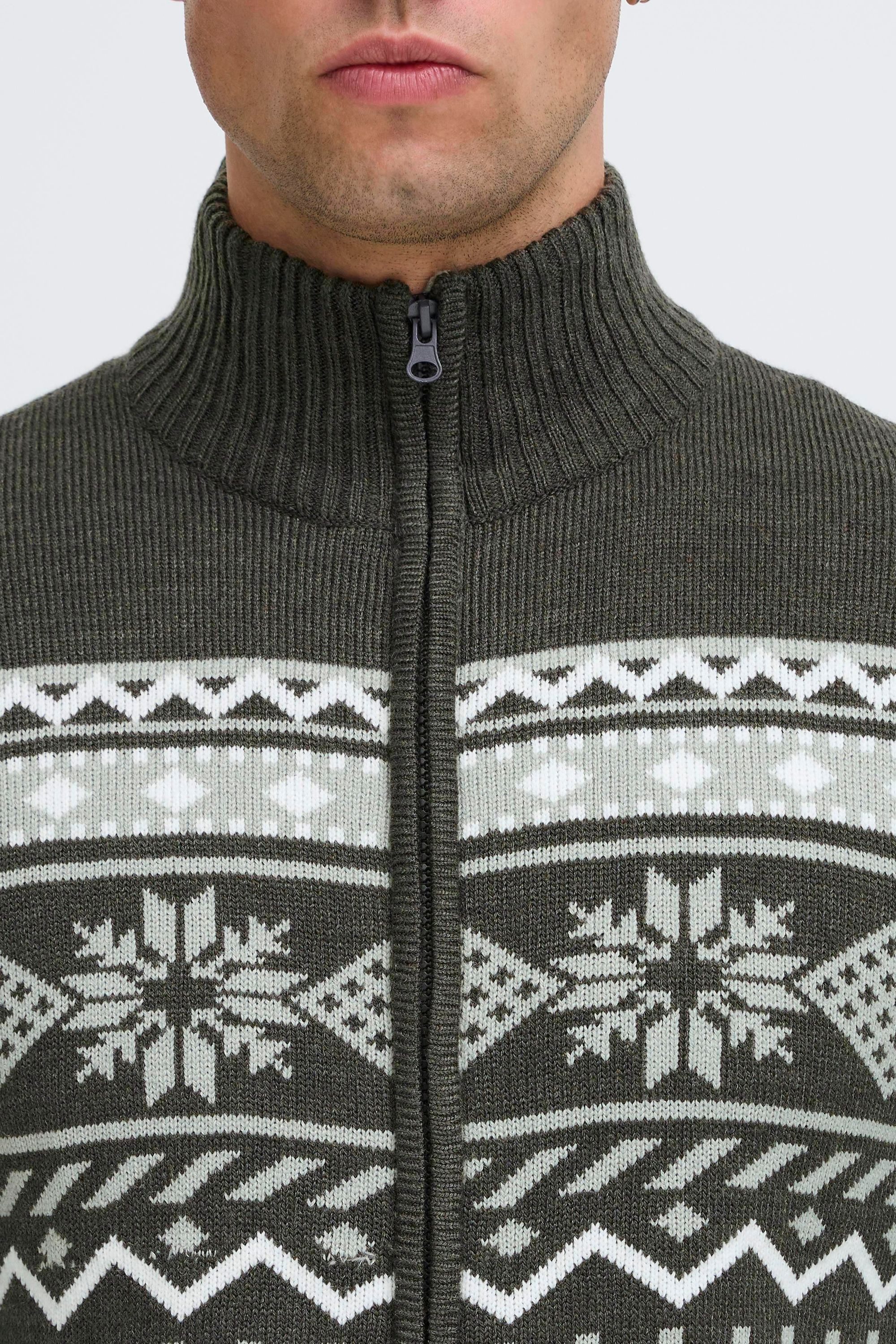 Blend Strickjacke BHNova Stilvolle Strickjacke mit Norweger-Muster