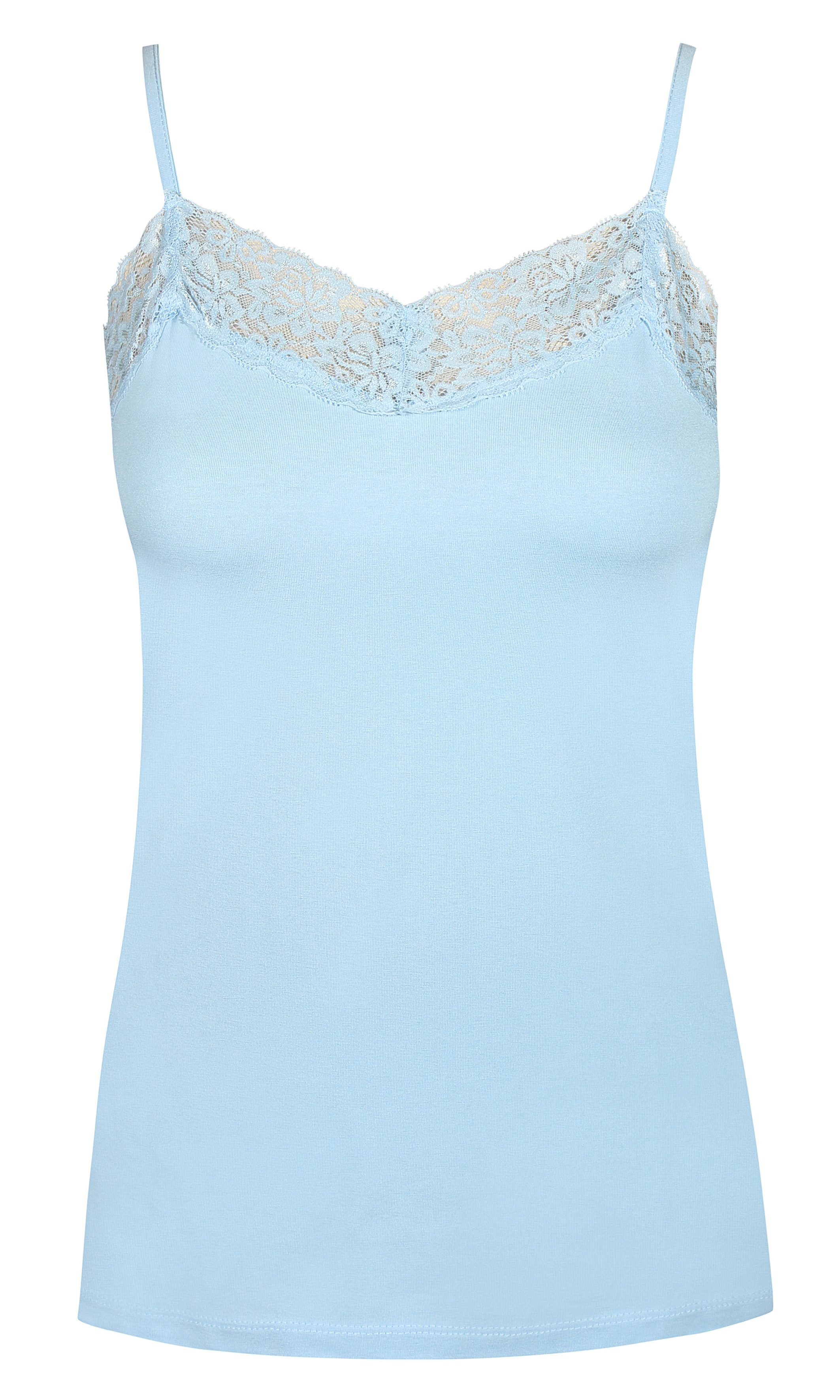 ZE-ZE Nordic Spitzentop Top ohne Arm günstig online kaufen
