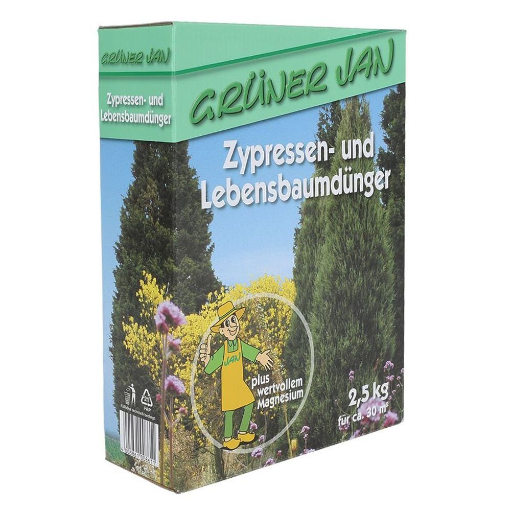 Grüner Jan Pflanzendünger Grüner Jan Zypressen- und Lebensbaumdünger 2,5 kg