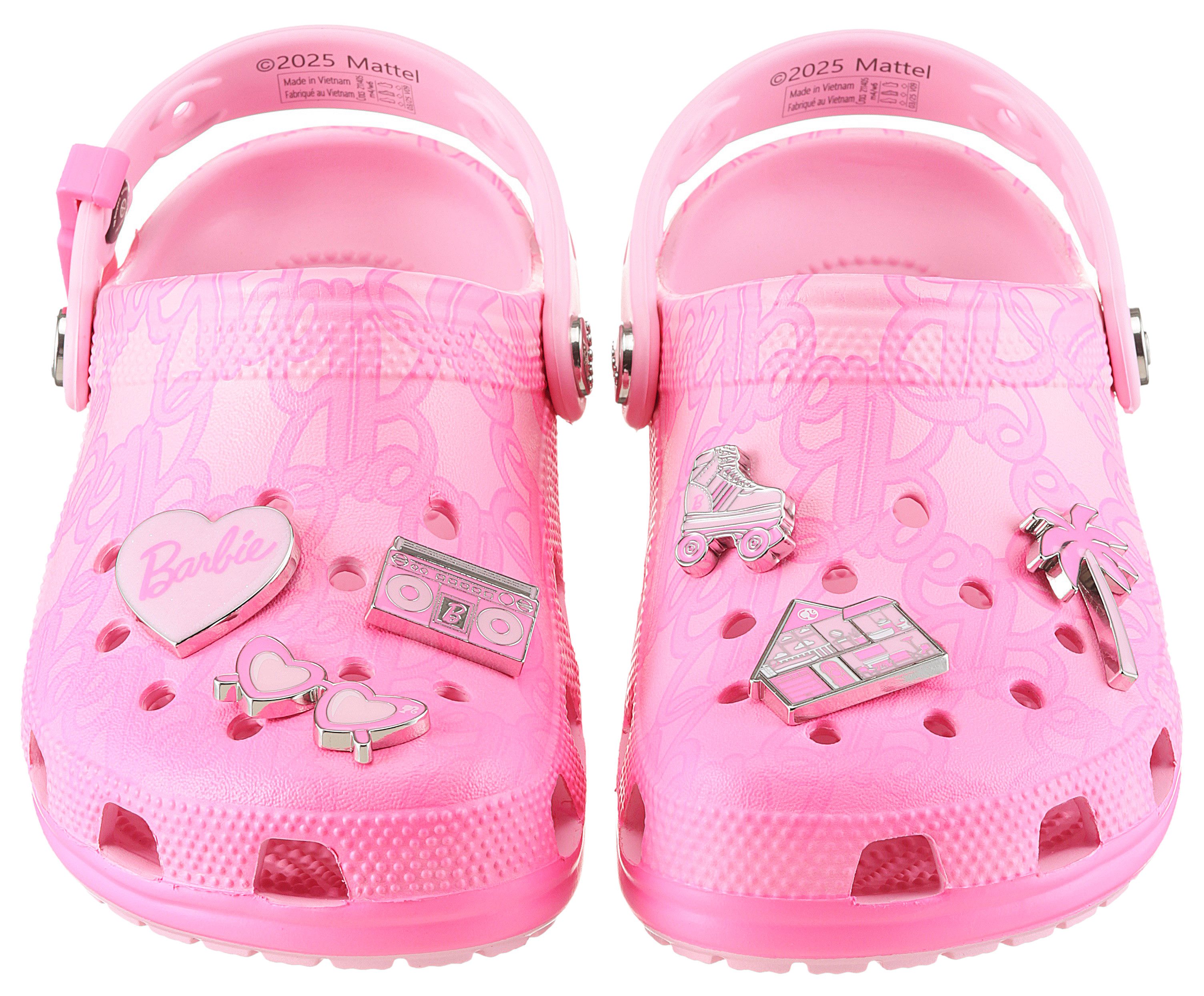 Crocs Mattel Pink Barbie Clog mit Barbie Applikationen günstig online kaufen
