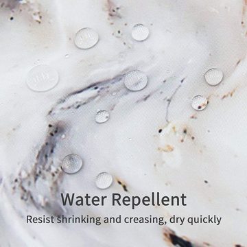 BOTC Duschrollo Anti-Pilz-Duschvorhang - Inklusive Ringe - Wasserdicht (Wasserdicht Antibakteriell EVA Vorhang für Dusche und Badewanne), 180x180cm,Badvorhang Anti-schimmel