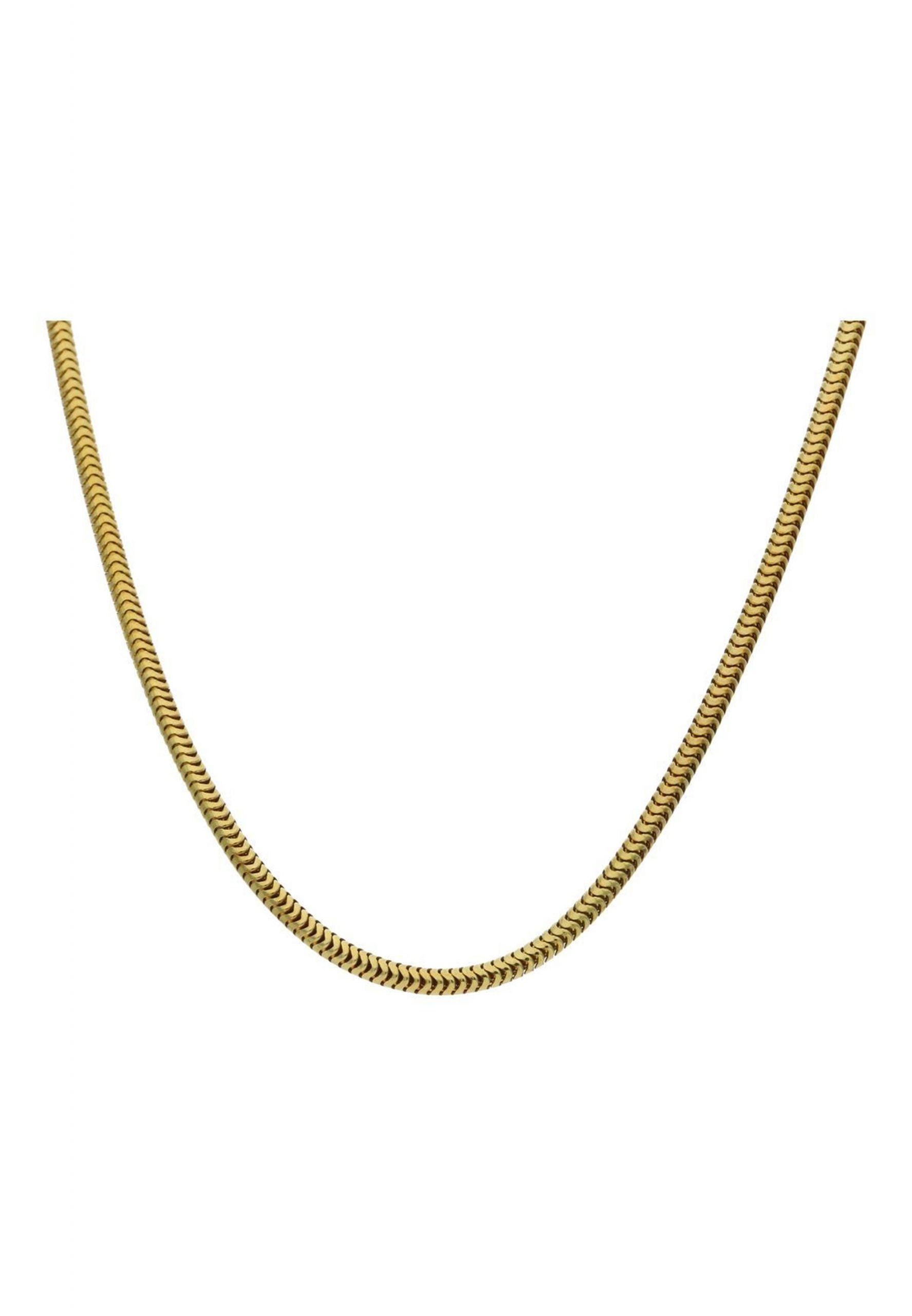 Damen Schmuck JuwelmaLux Goldkette Halskette Gold Schlangenkette 42 cm (1-tlg), Damen Goldkette Gold 333/000, inkl. Schmuckschac