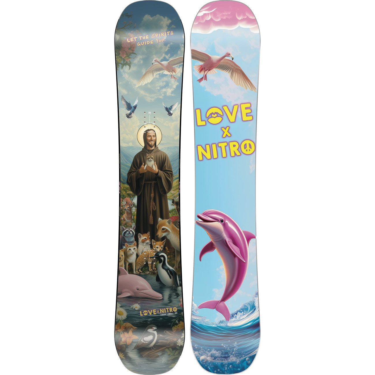 Nitro Snowboards Snowboard Cheap Thrills x Love