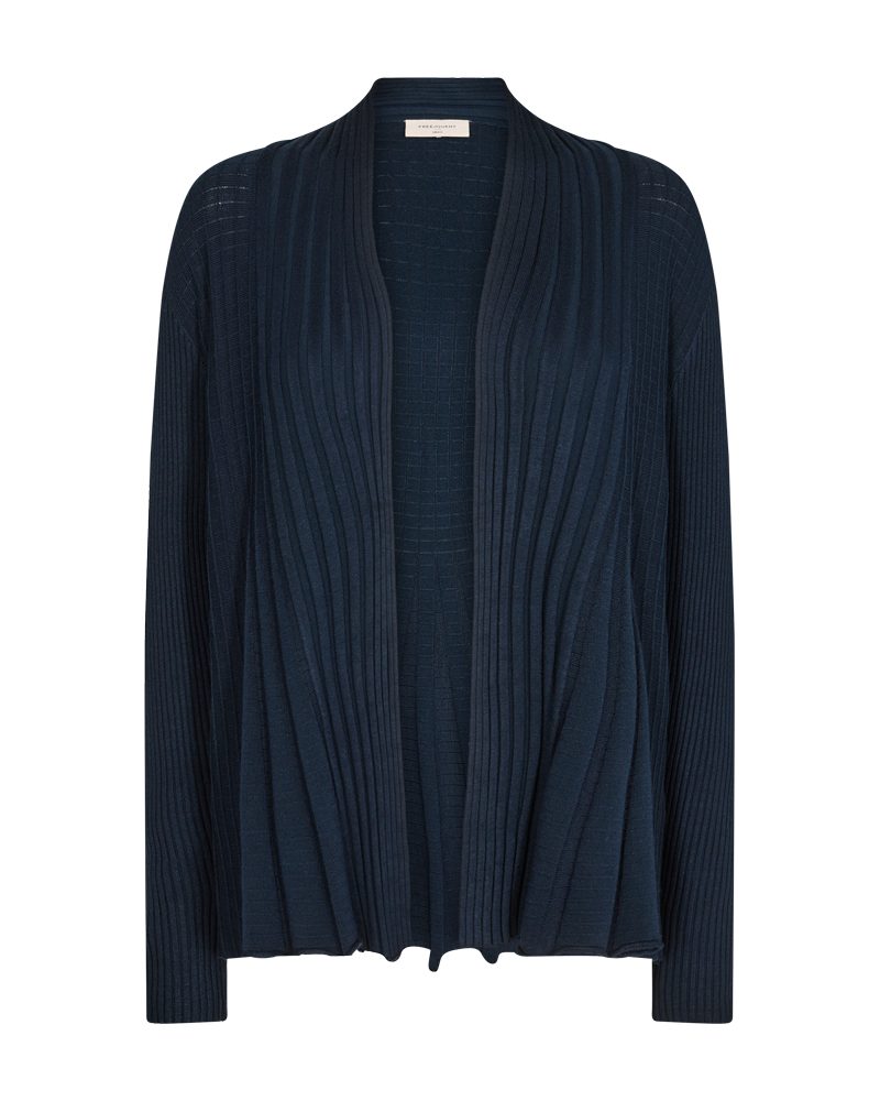 FREEQUENT Strickjacke FQCLAUDISSE-S-CAR in Feinstrick-Qualität und ohne Verschluss