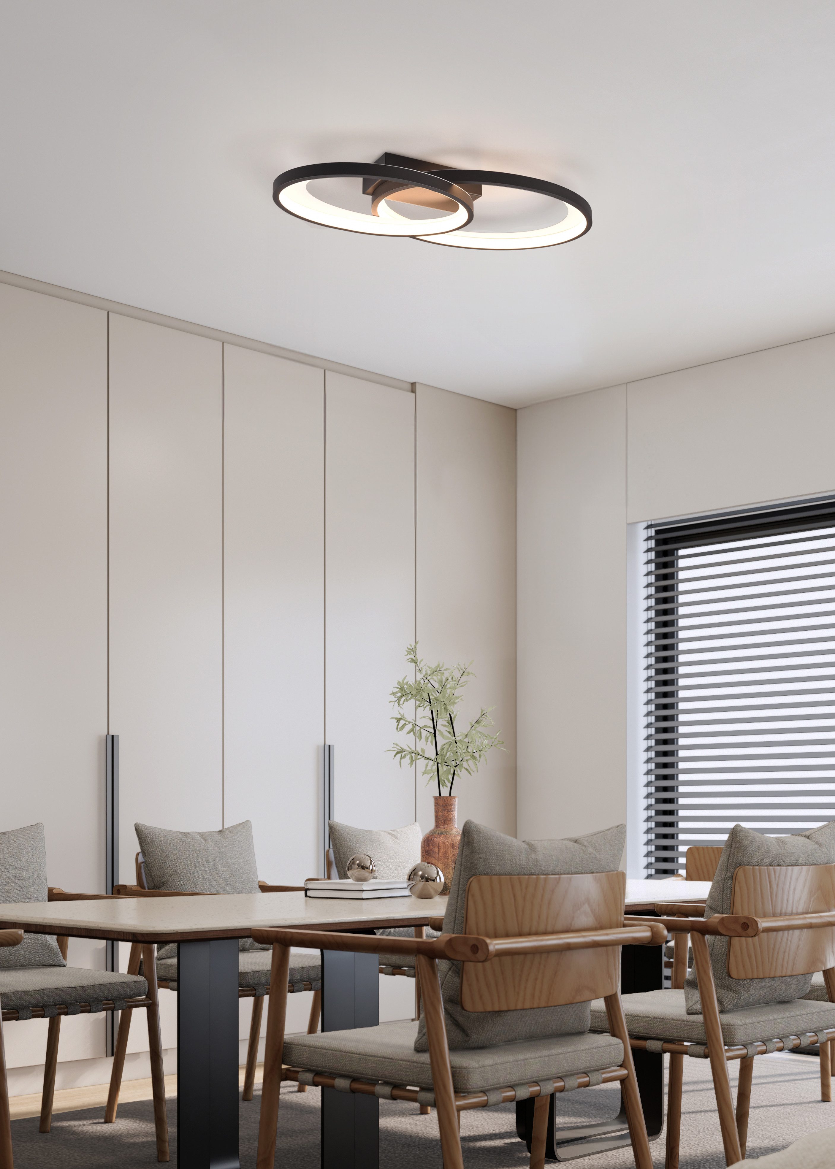 Reality Leuchten LED Deckenleuchte MALAGA, LED günstig online kaufen
