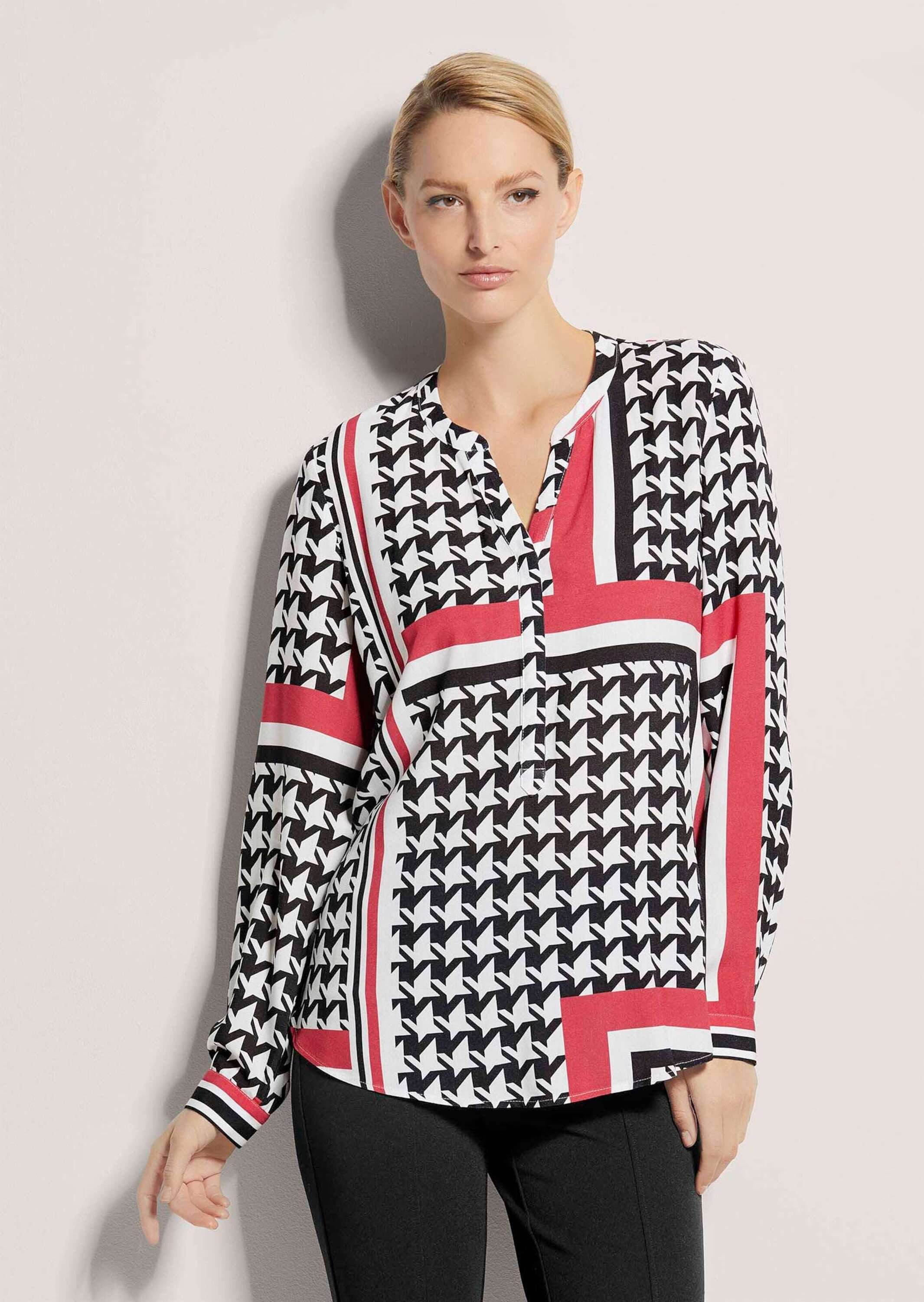 Langarmbluse Tunika-Bluse