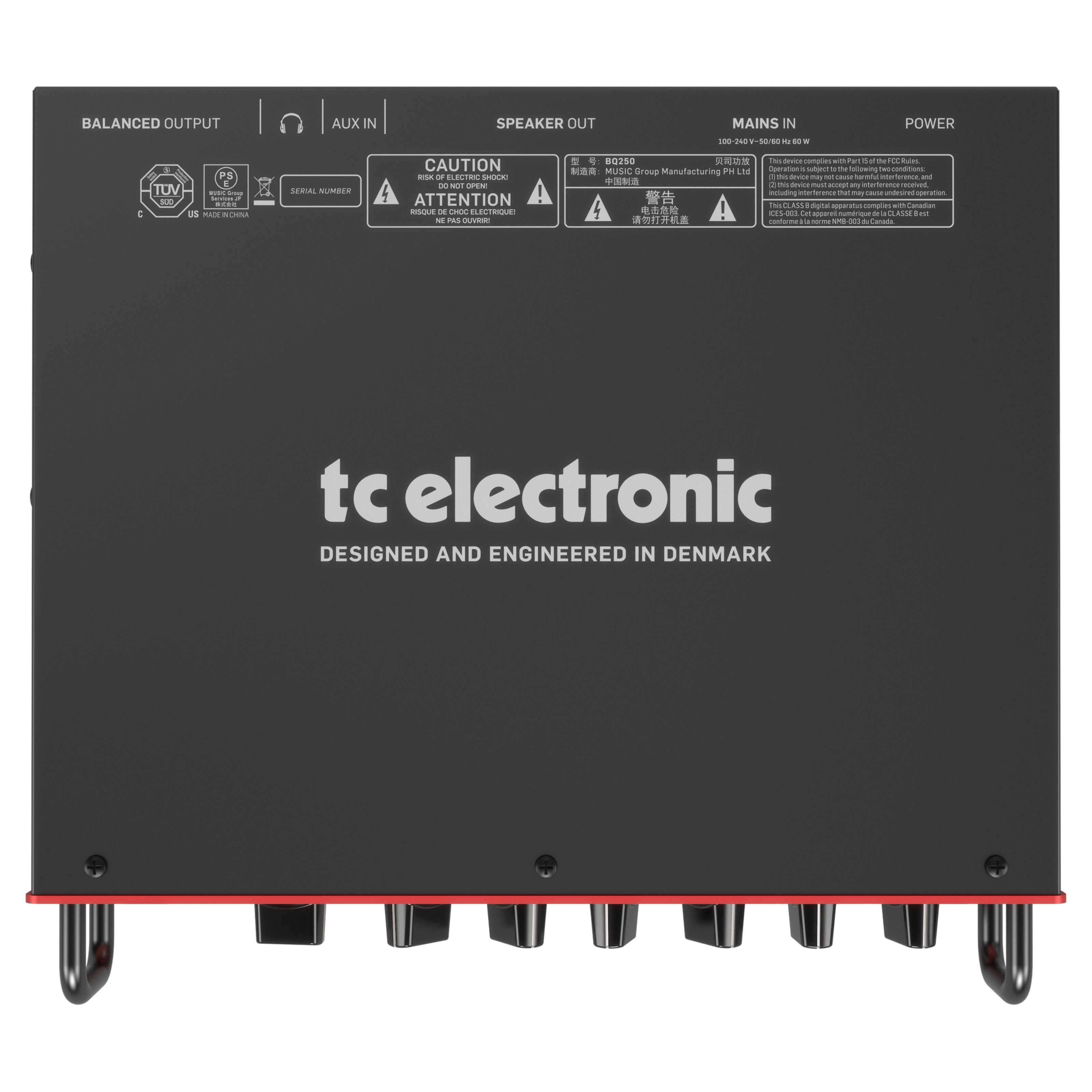 TC Electronic Verstärker (Thrust Topteil) - Bass BQ250