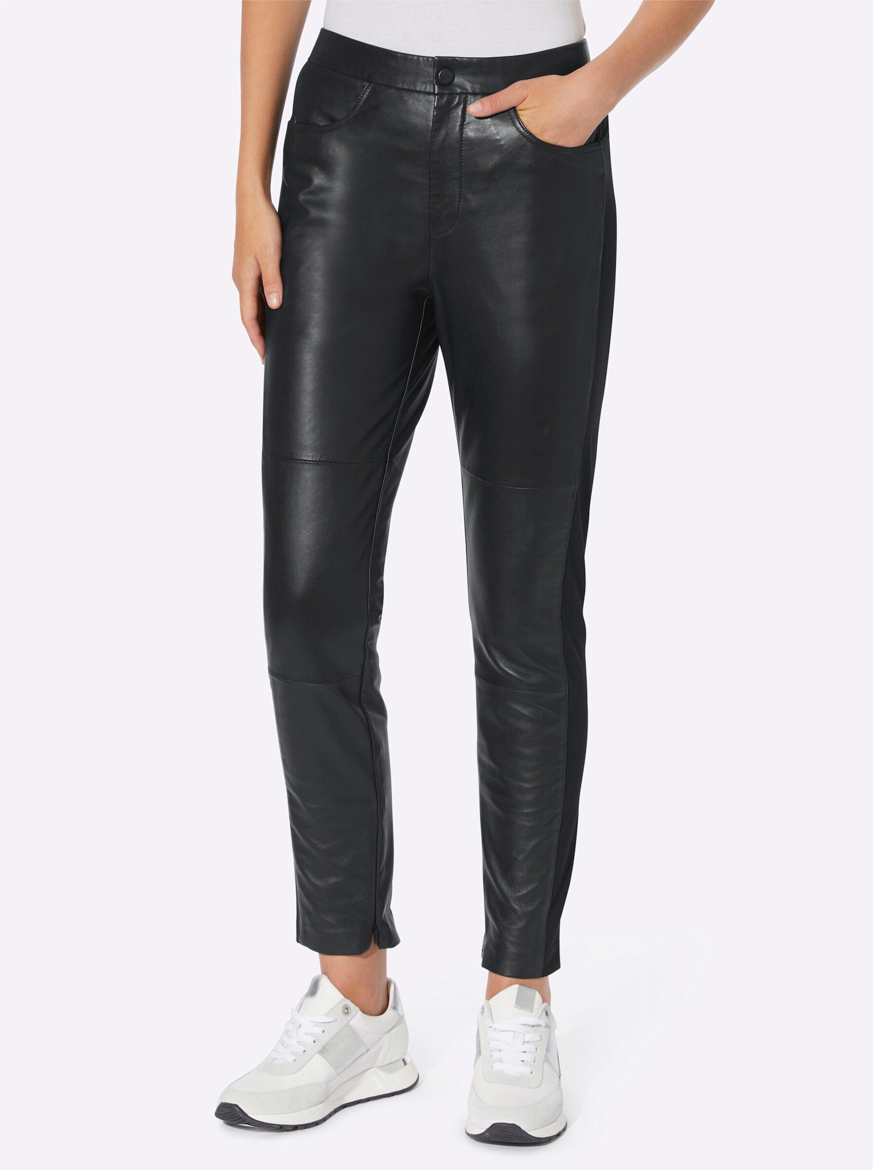 heine Jerseyhose Lederhose Innenbeinlänge ca.71 cm günstig online kaufen