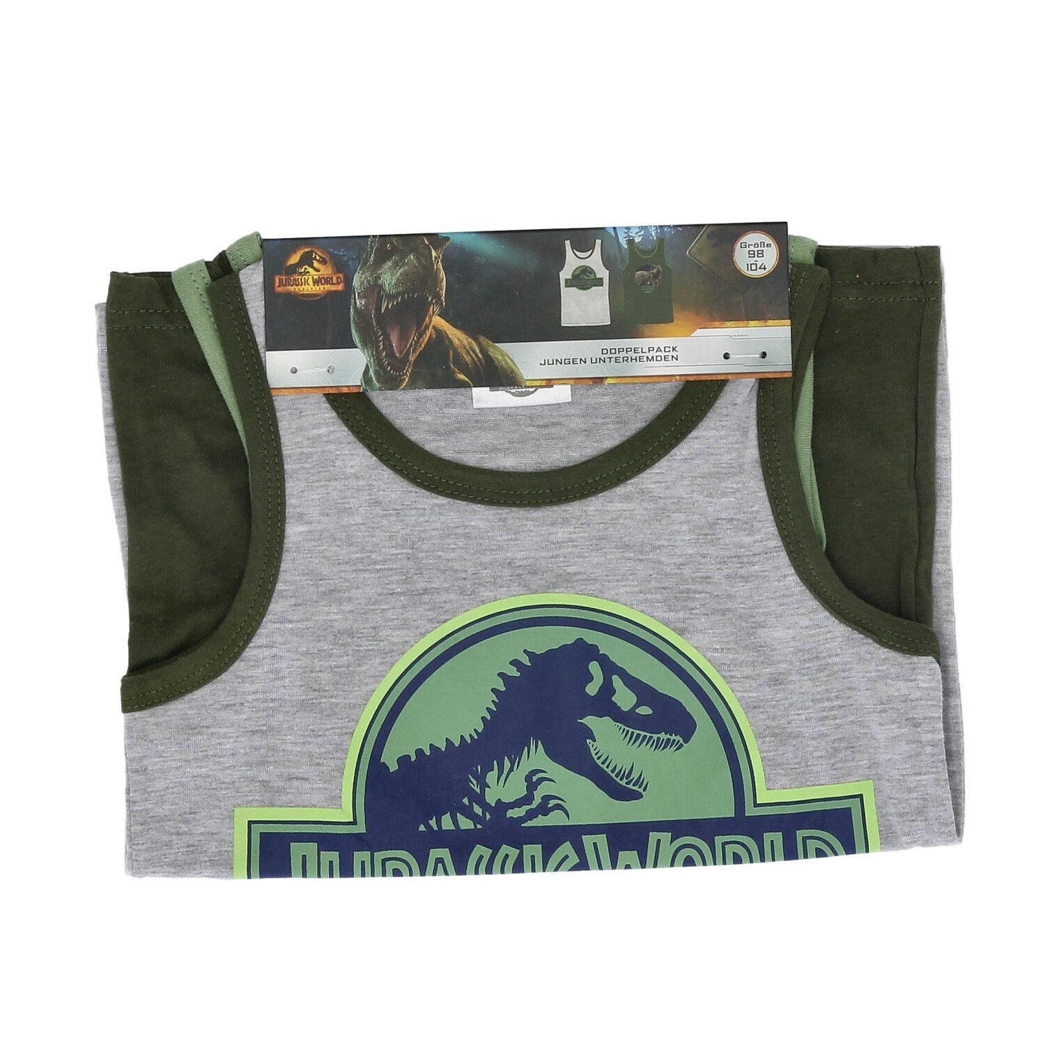 Jurassic World Unterhemd Jurassic World Unterhemd Shirt 2er Pack 100% Baumwolle – Bild 4 von 4