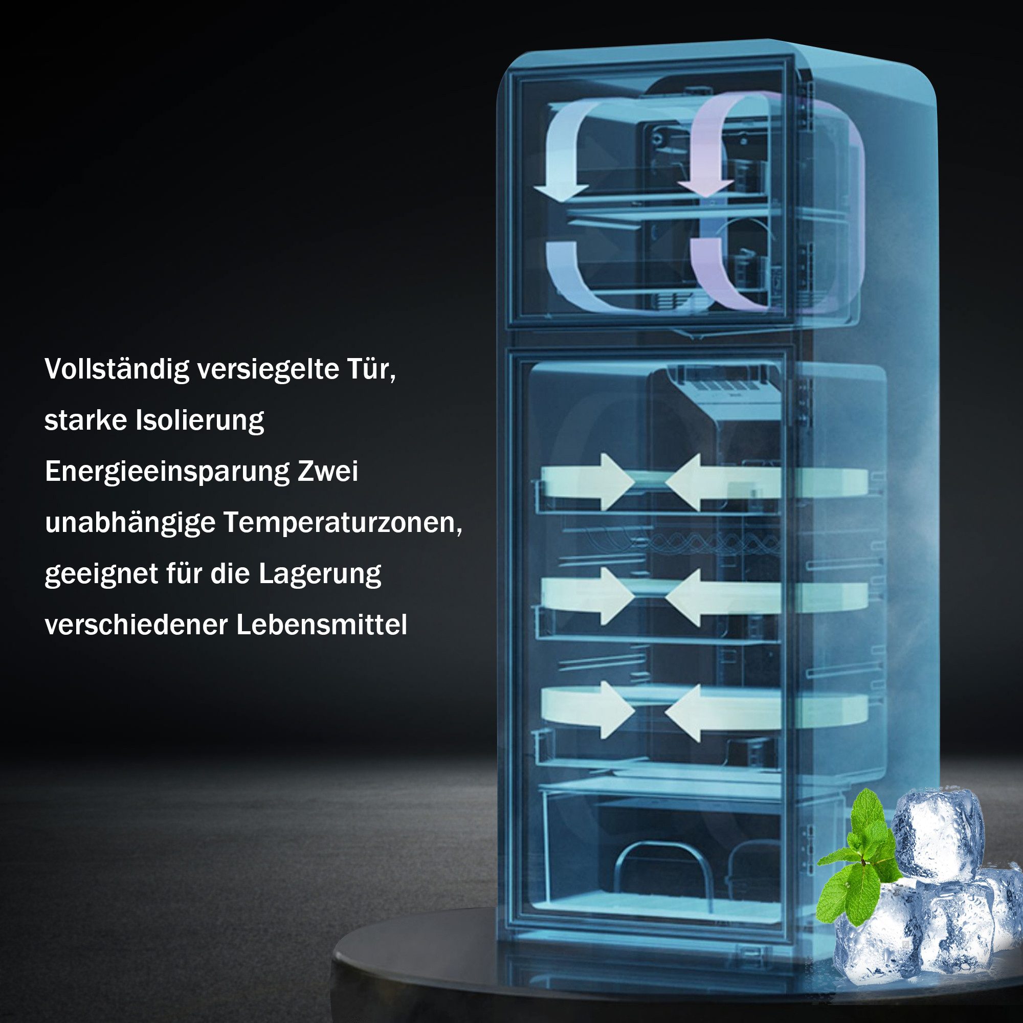 Welikera Kühlschrank BCD-86