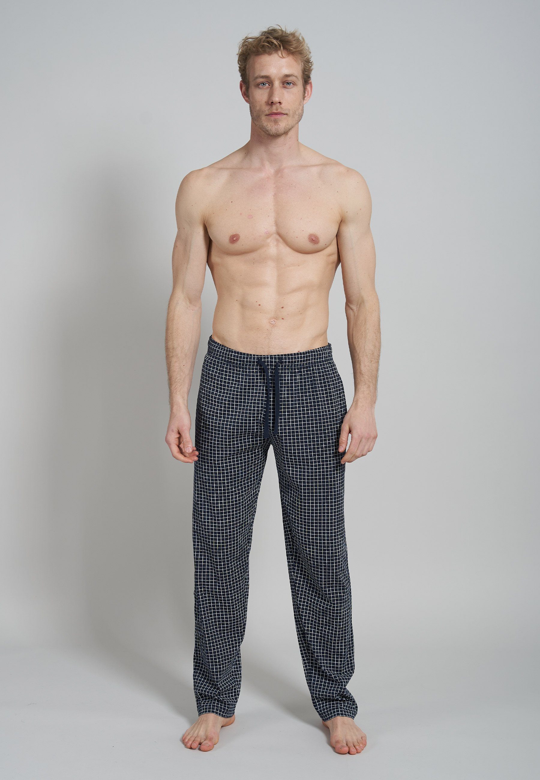 CECEBA Schlafhose CECEBA Herren Lange-Hose blau günstig online kaufen