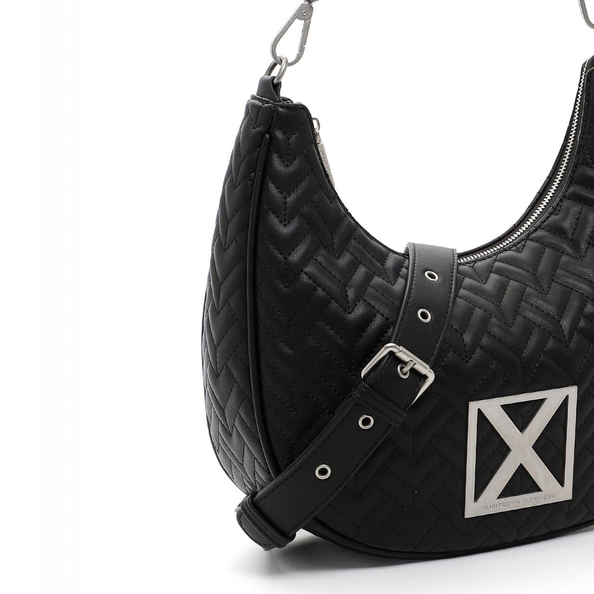 SURI FREY Schultertasche SFY Suri Frey X Alexander, Polyester, Polyurethan