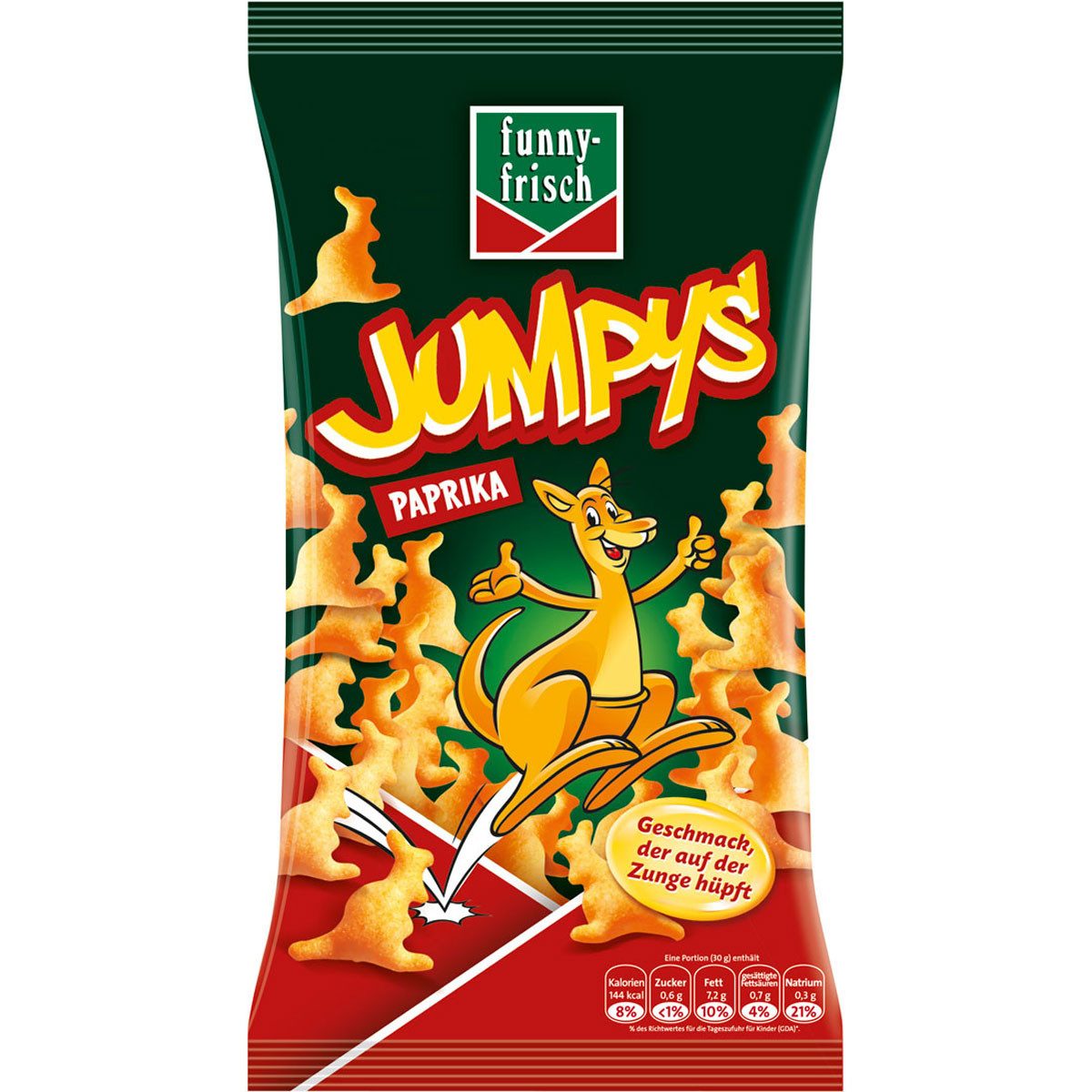 funny-frisch Knabberei, Funny frisch Jumpys Kängerus mit feinem Paprikageschmack 75g