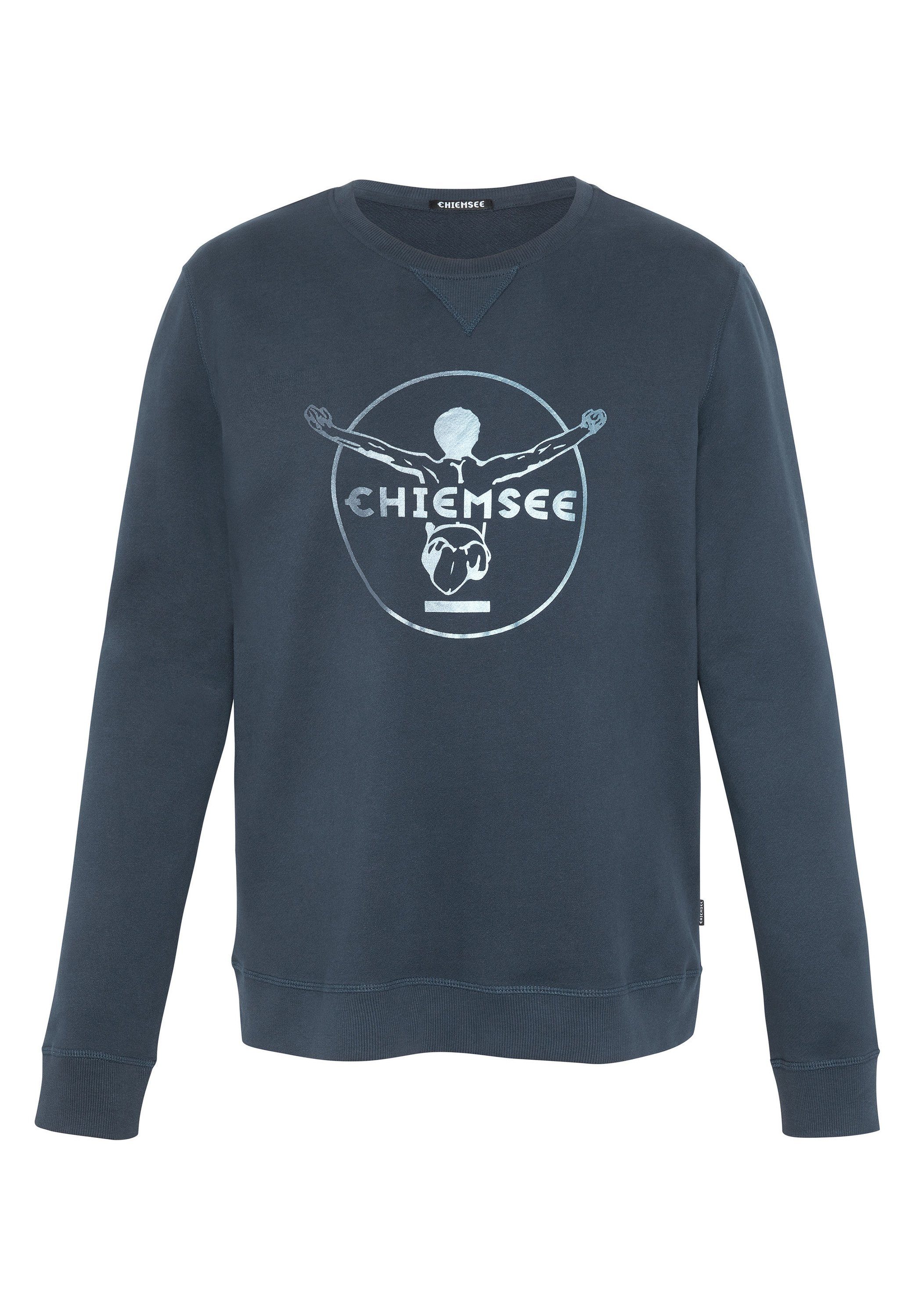 Chiemsee Sweatshirt Sweater im Label-Look 1 19-4010 Total Eclipse