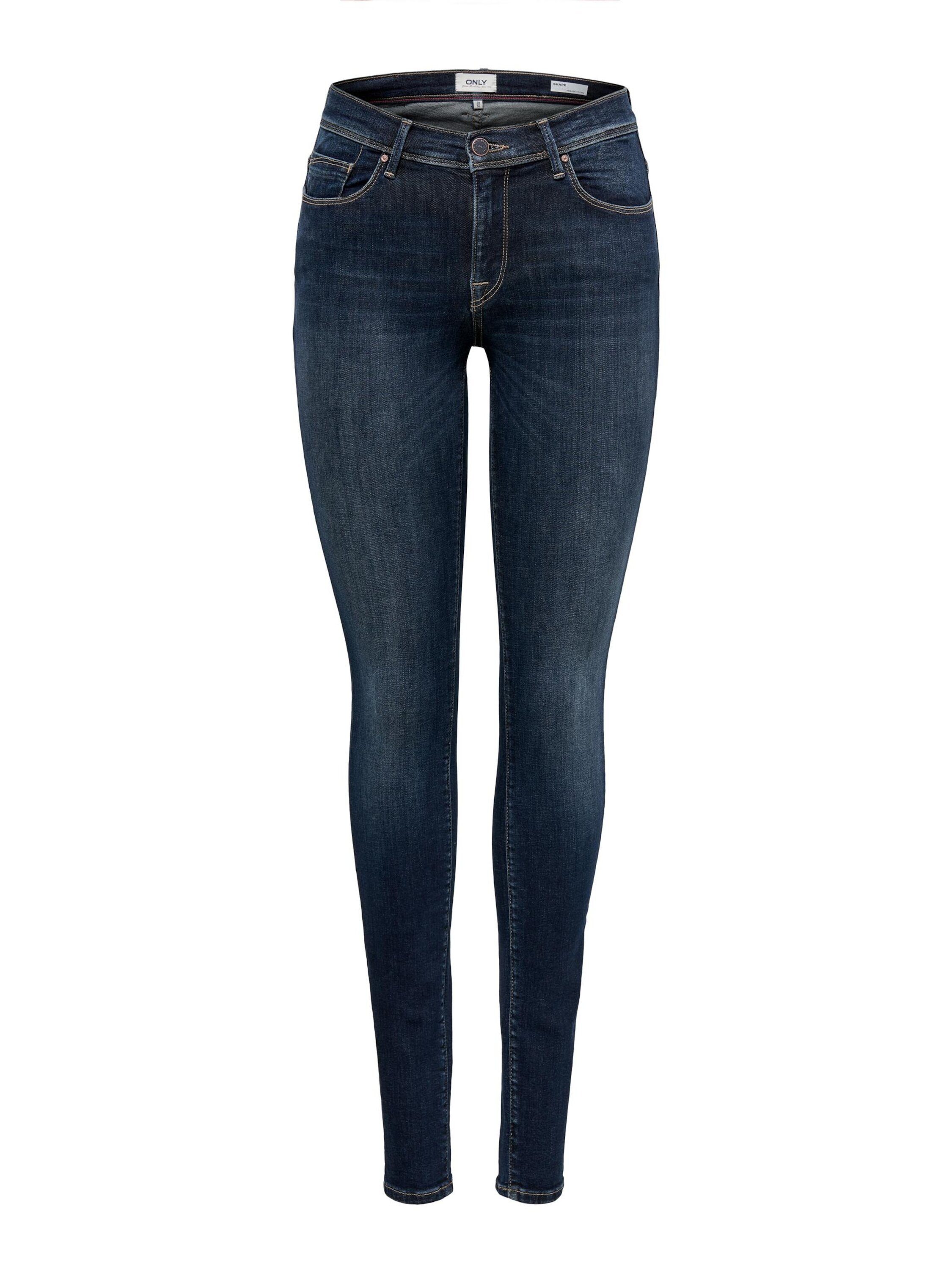 ONLY Skinny-fit-Jeans Shape (1-tlg) Weiteres Detail Details, Patches, Plain/ohne