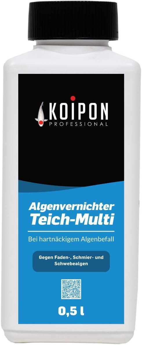 KOIPON Algenbekämpfung KOIPON Algenvernichter Teich-Multi gegen Faden- & Schwebealgen, wird pro Variante gesetzt