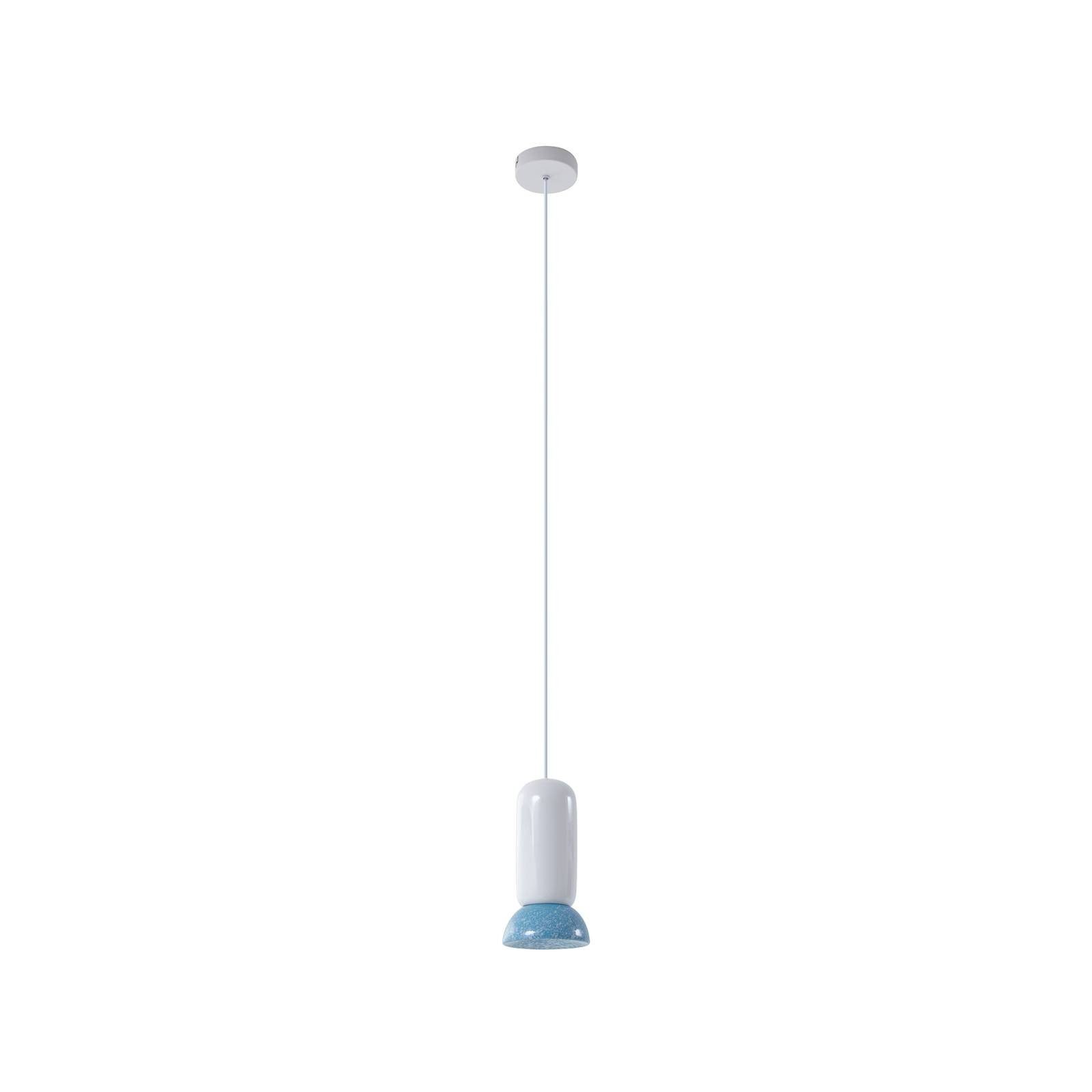 Lindby Hängeleuchte Kerimi, Keramik Weiß IP20, 1 x 10 W LED