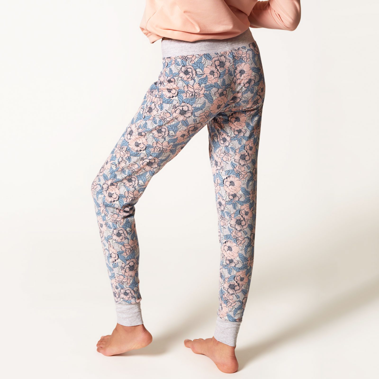 Skiny Pyjamahose Night In Mix & Match Logo-Patch am rechten Hosenbund