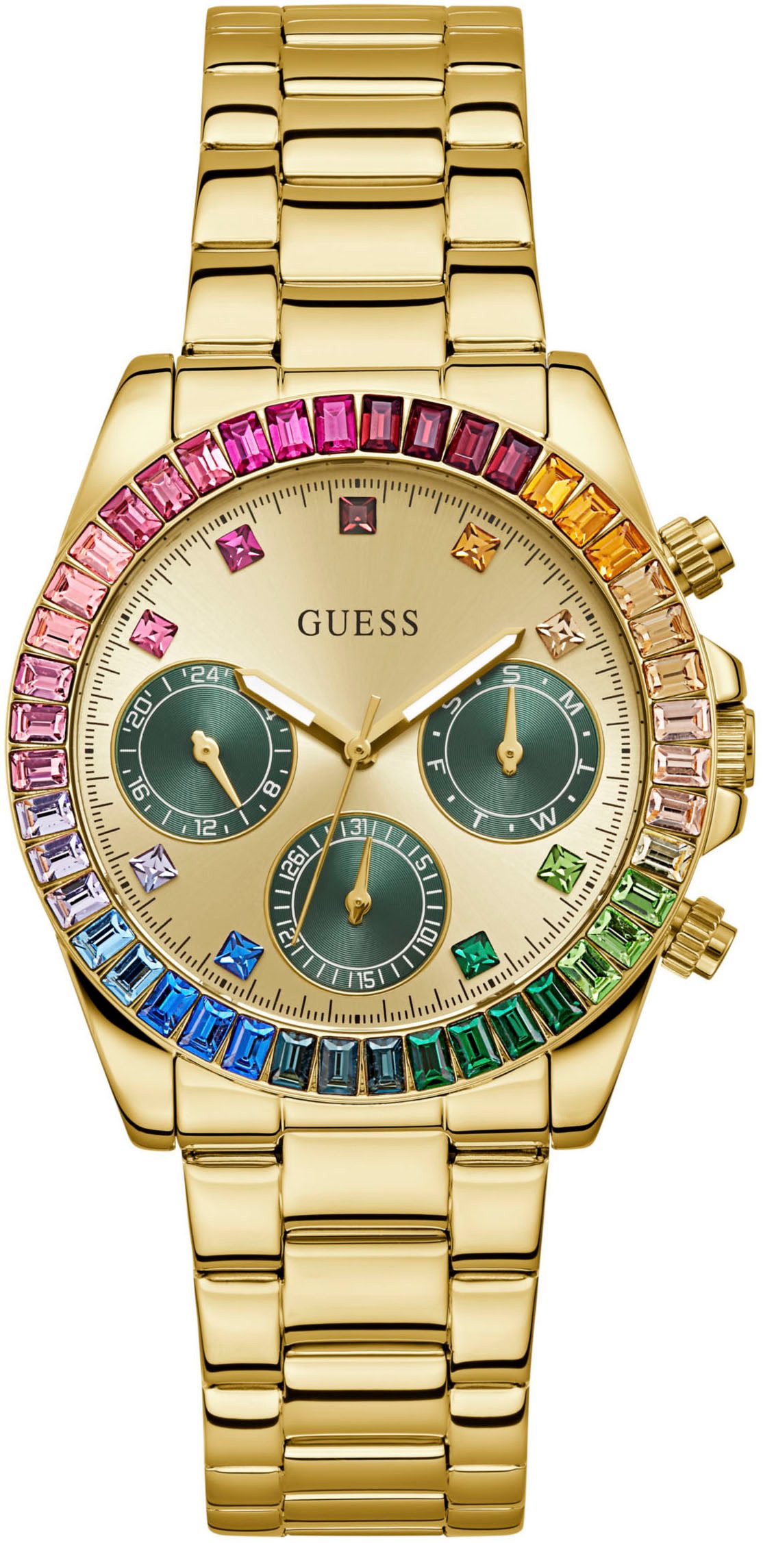 Guess Multifunktionsuhr HALO GW0690L4, Quarzuhr, Armbanduhr, günstig online kaufen