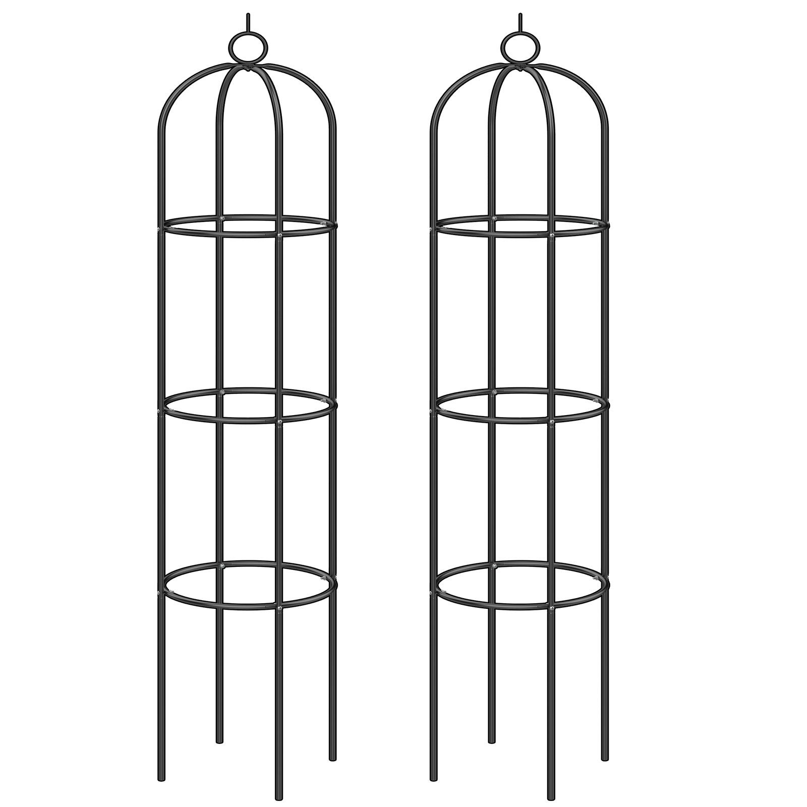 Deuba Spalier, 2er Set Rosensäule - Rankhilfe 200x40cm günstig online kaufen