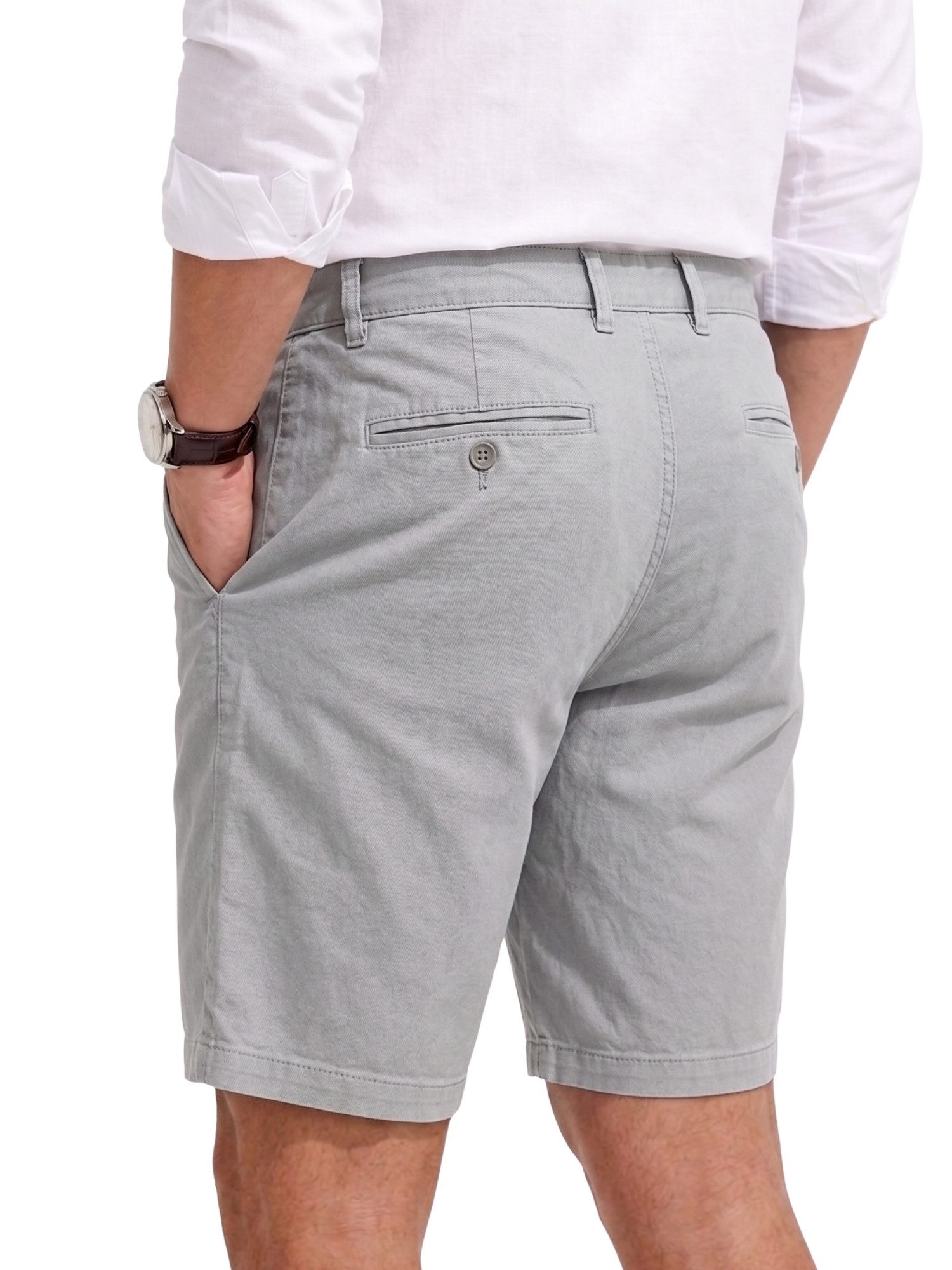 COMEOR Chinoshorts Kurze Hosen Herren - Baumwolle Chino Shorts (1 Hose) Bequeme Passform mit verstellbarem Kordelzug und praktischen Taschen