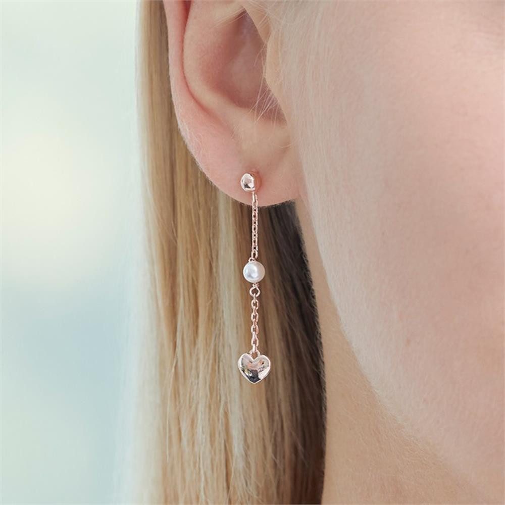 Unique Paar Ohrstecker Ohrstecker Herzen...